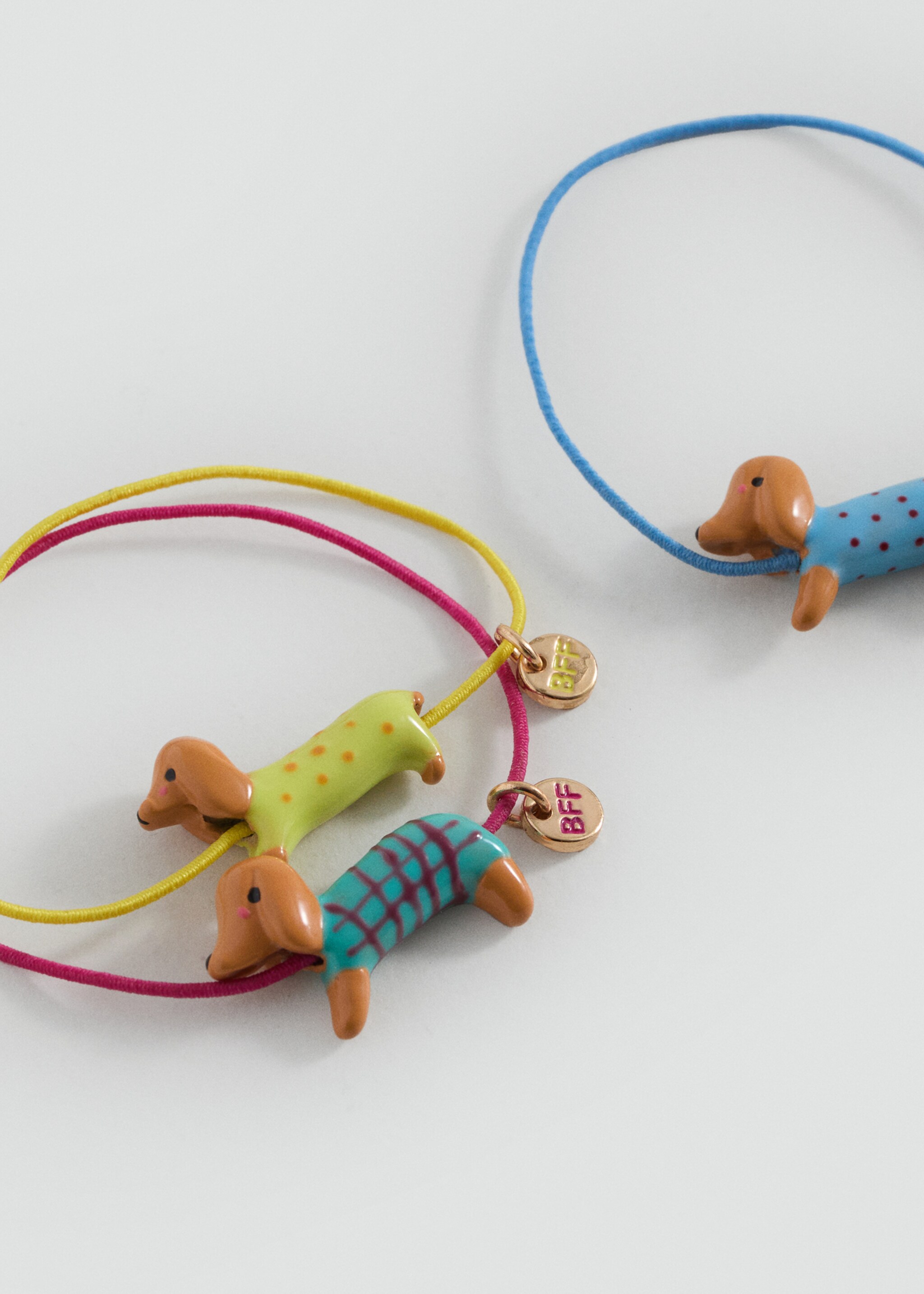 Pack 3 dog bracelets - Medium plane, Pastel Yellow. Ref: 17074132-00.