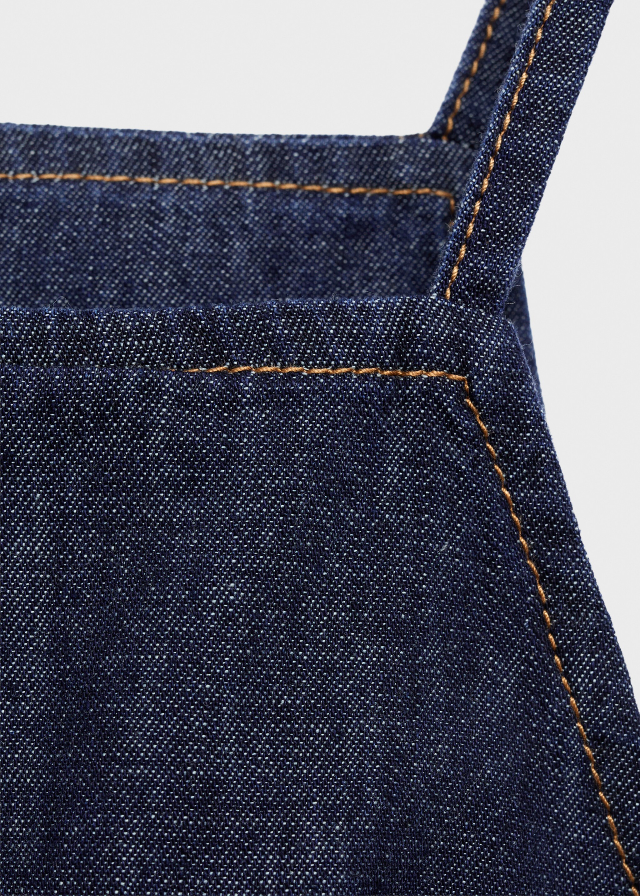 Top denim botons - Detall de l'article 8, Blau. Ref: 17074141-00.
