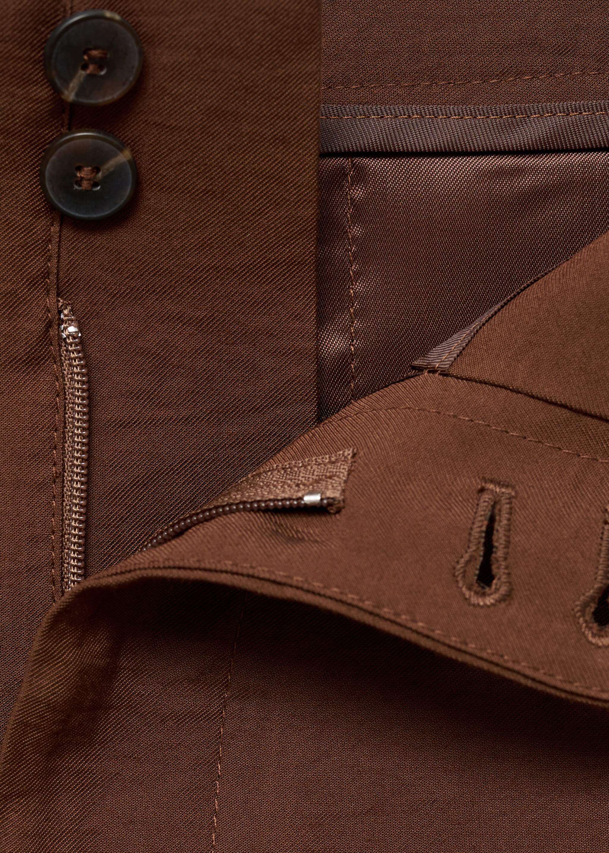 Straight-fit pleated trousers - Details of the article 8