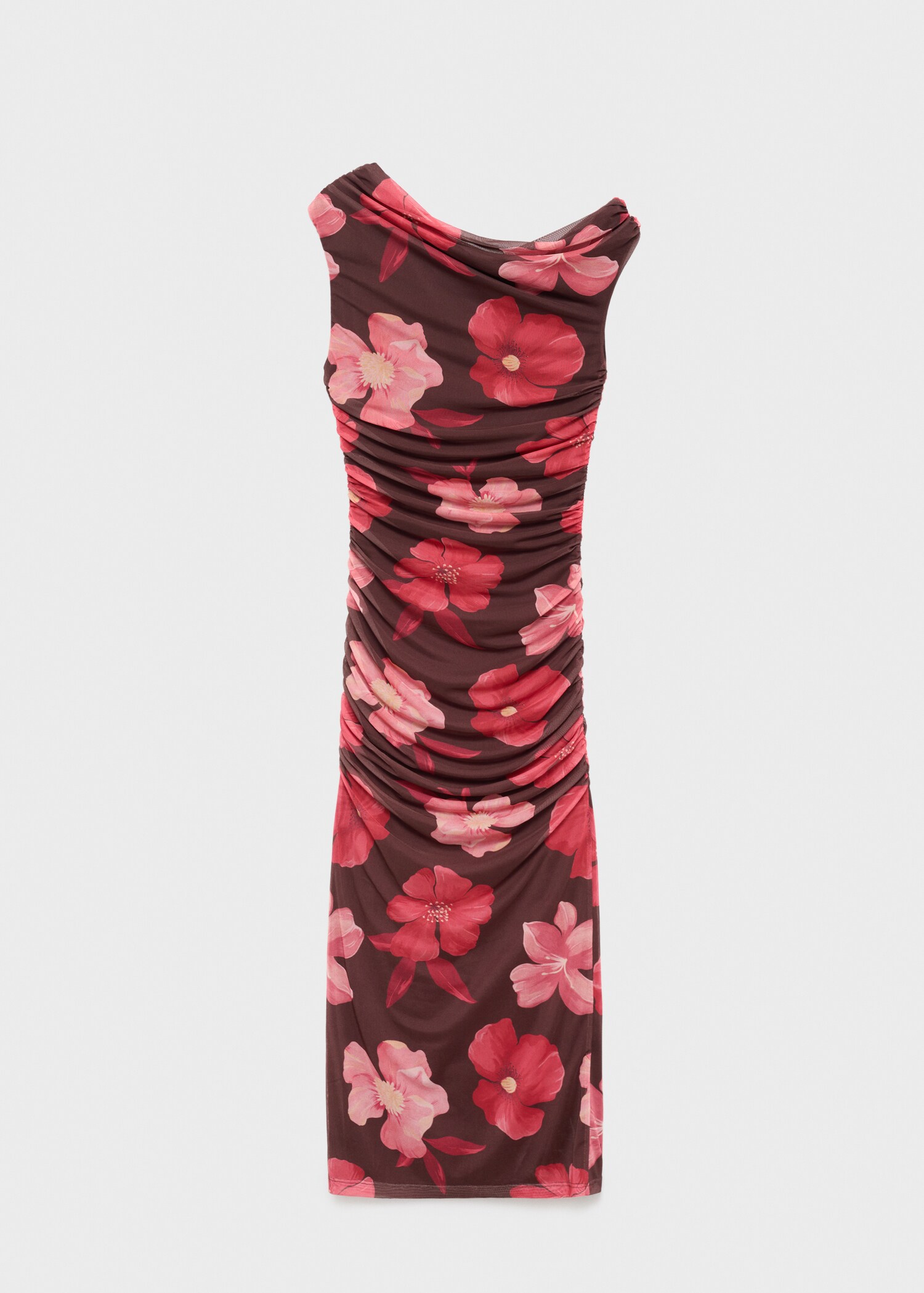 Asymmetrical floral dress - Article without model