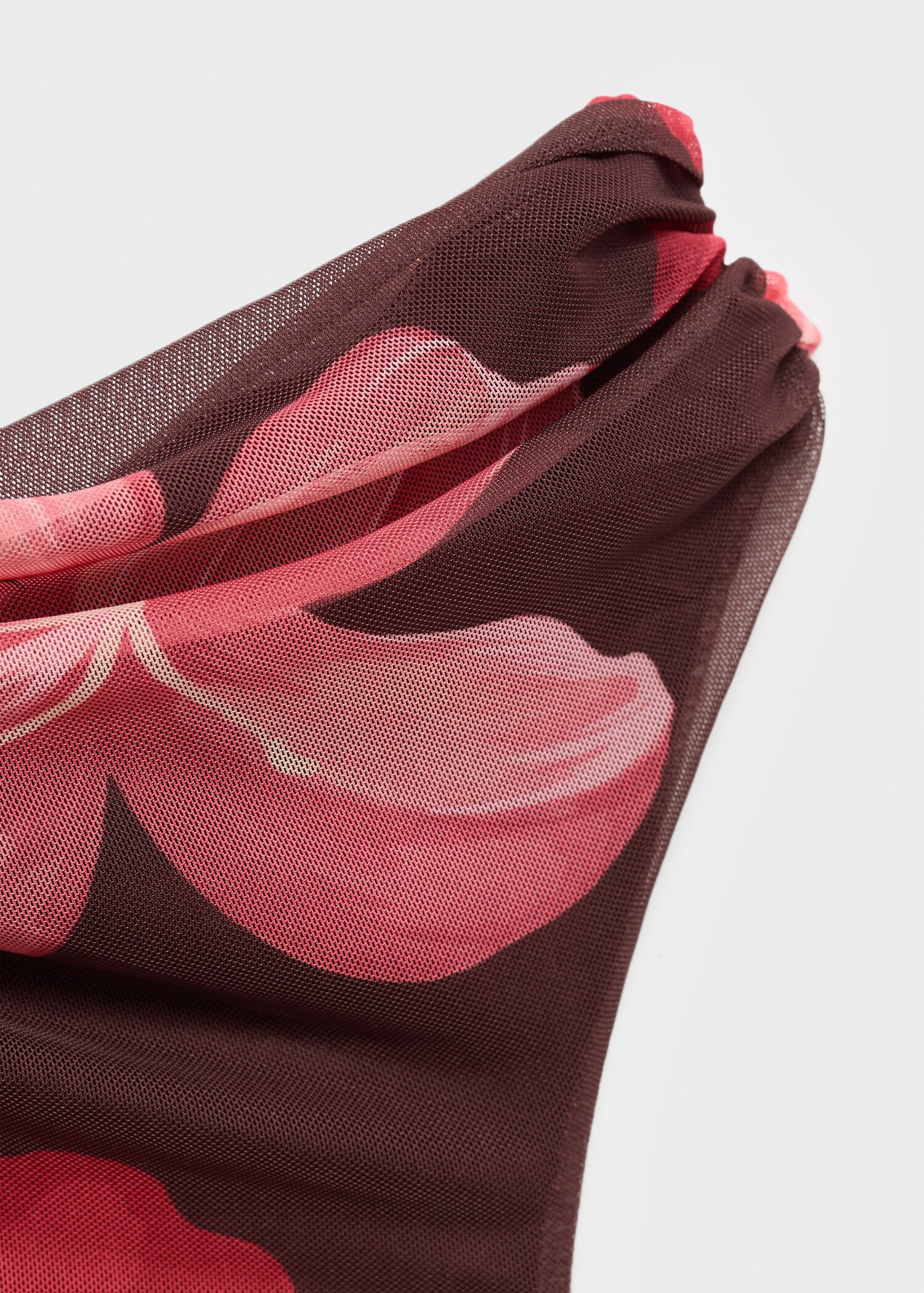 Asymmetrical floral dress - Details of the article 8