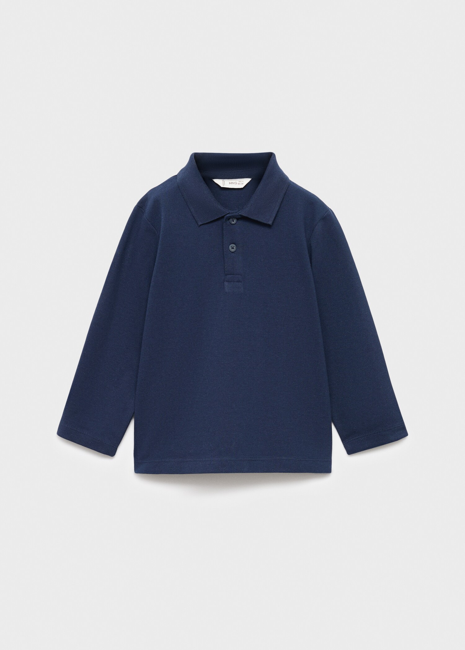 Cotton basic polo shirt - Article without model