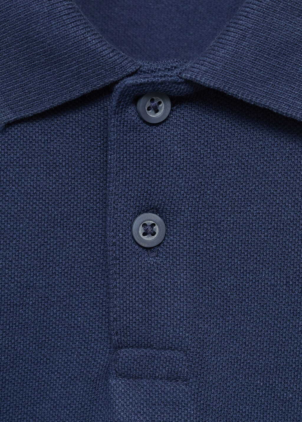 Cotton basic polo shirt