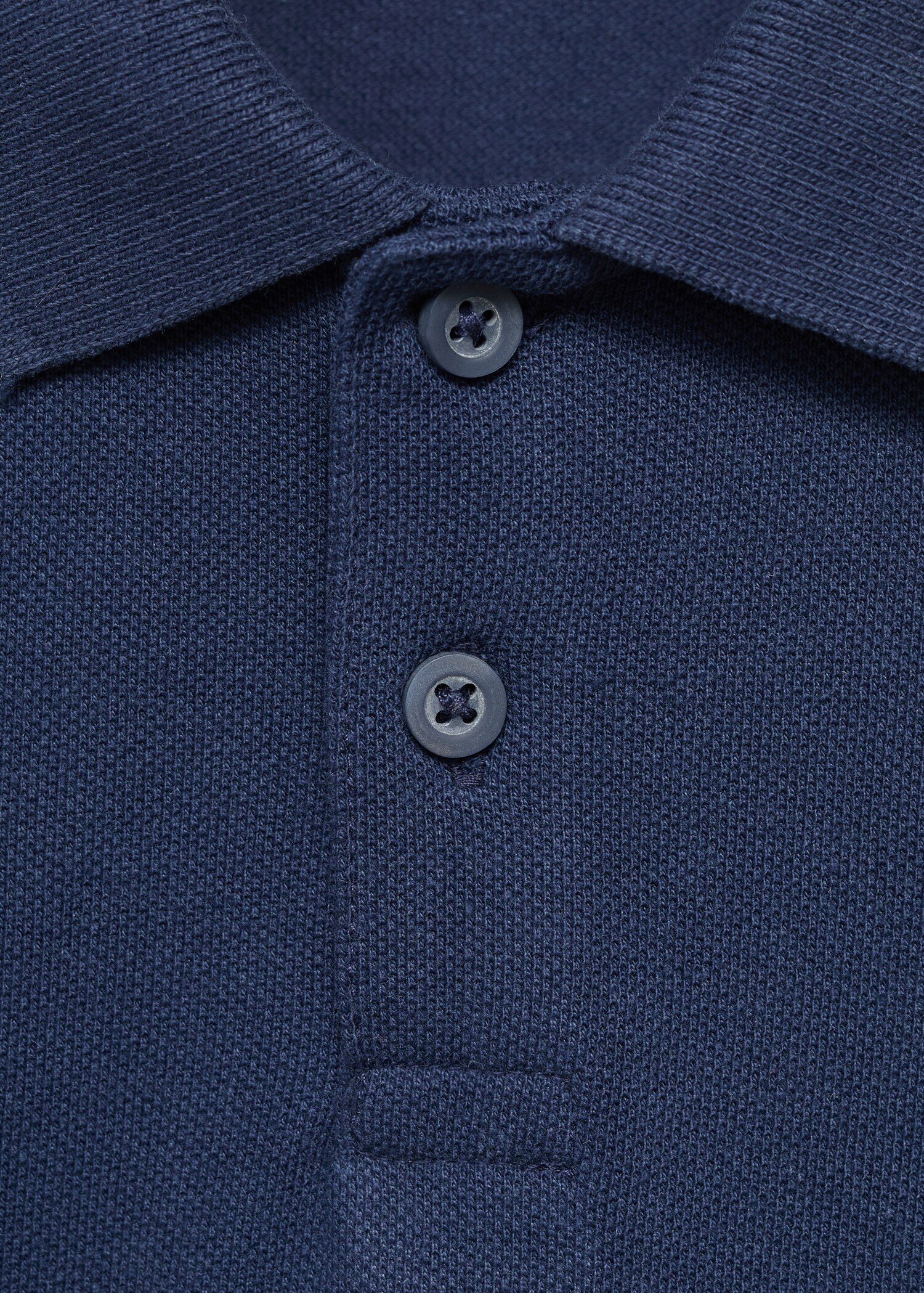 Cotton basic polo shirt - Details of the article 8