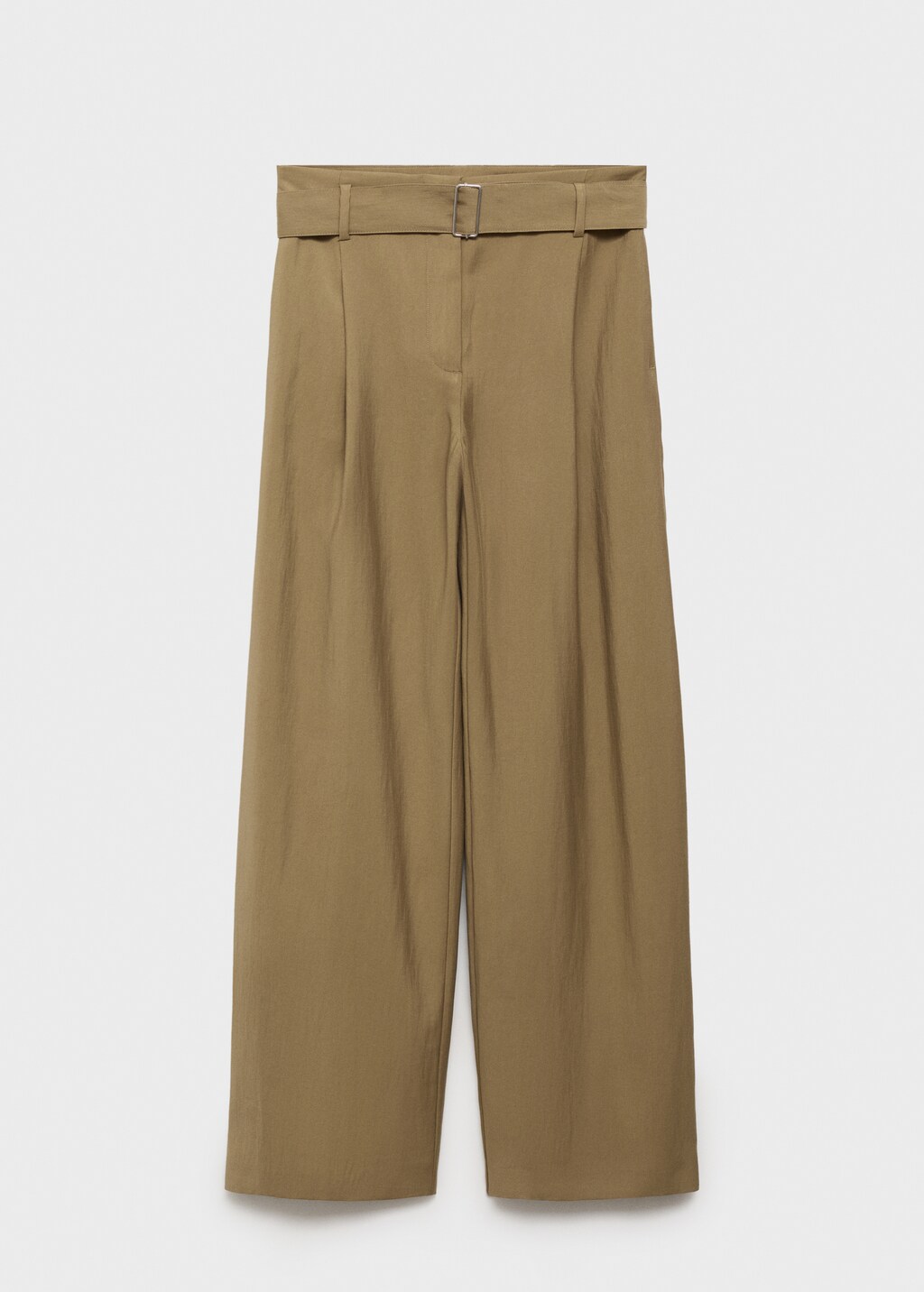 Paperbag pants with belt - image 5