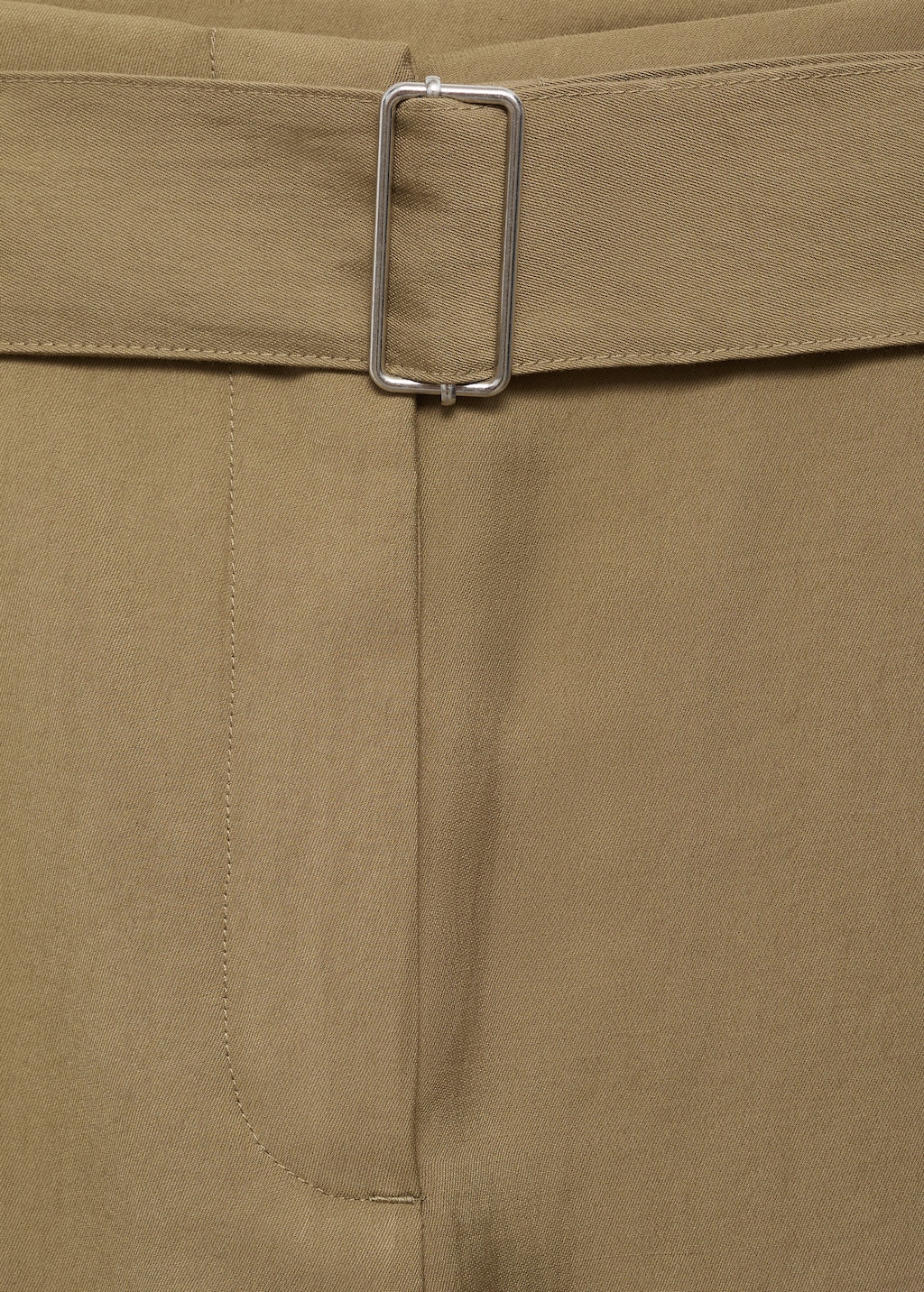 Paperbag pants with belt