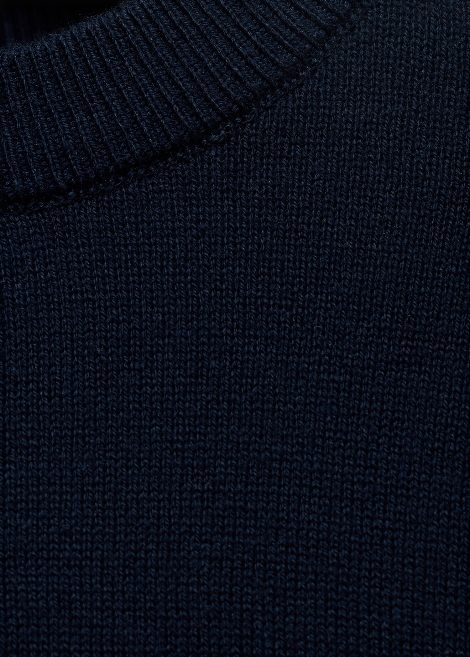 Knitted sweater with ribbed details - Details of the article 0