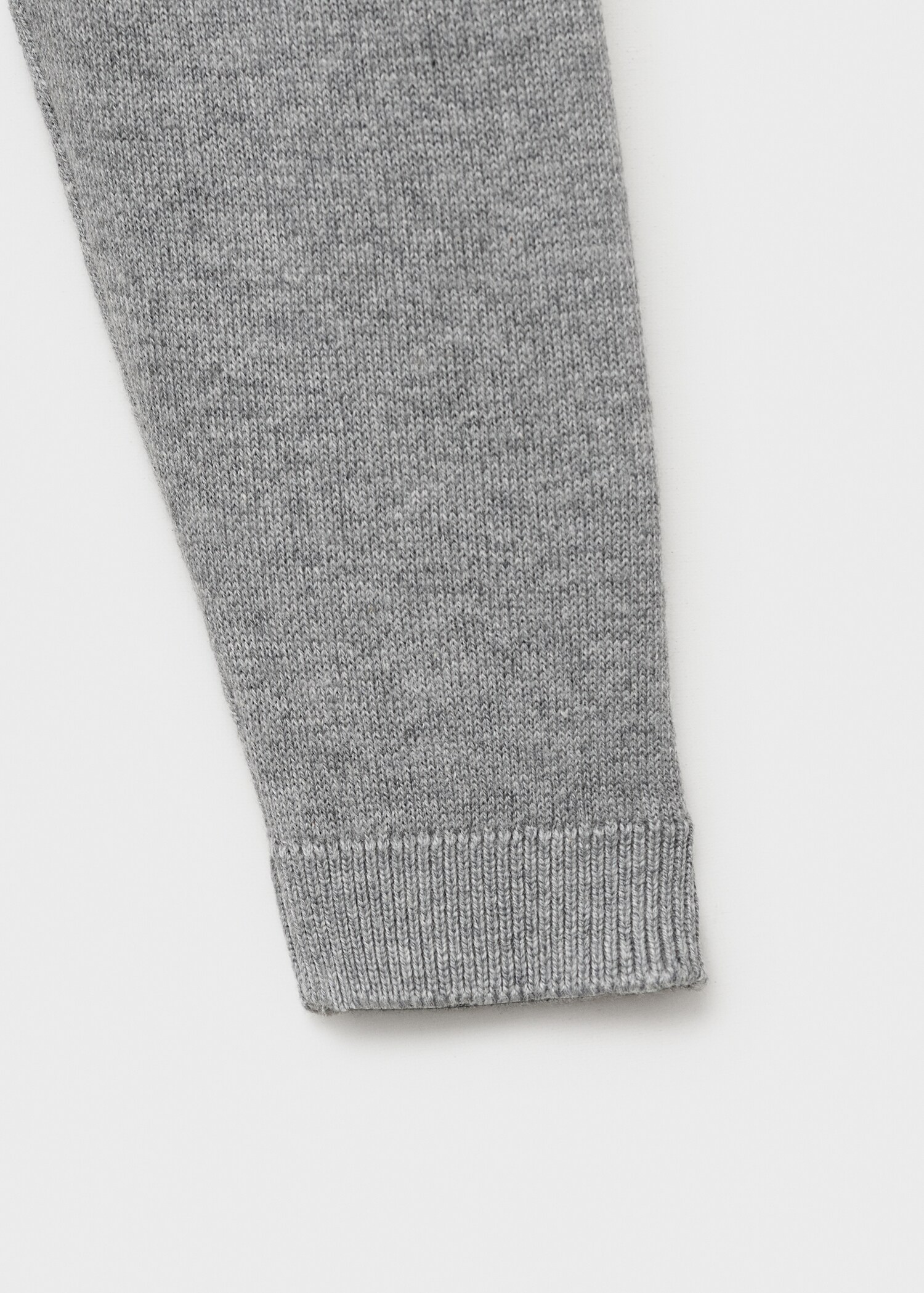 Knitted sweater with ribbed details - Details of the article 0