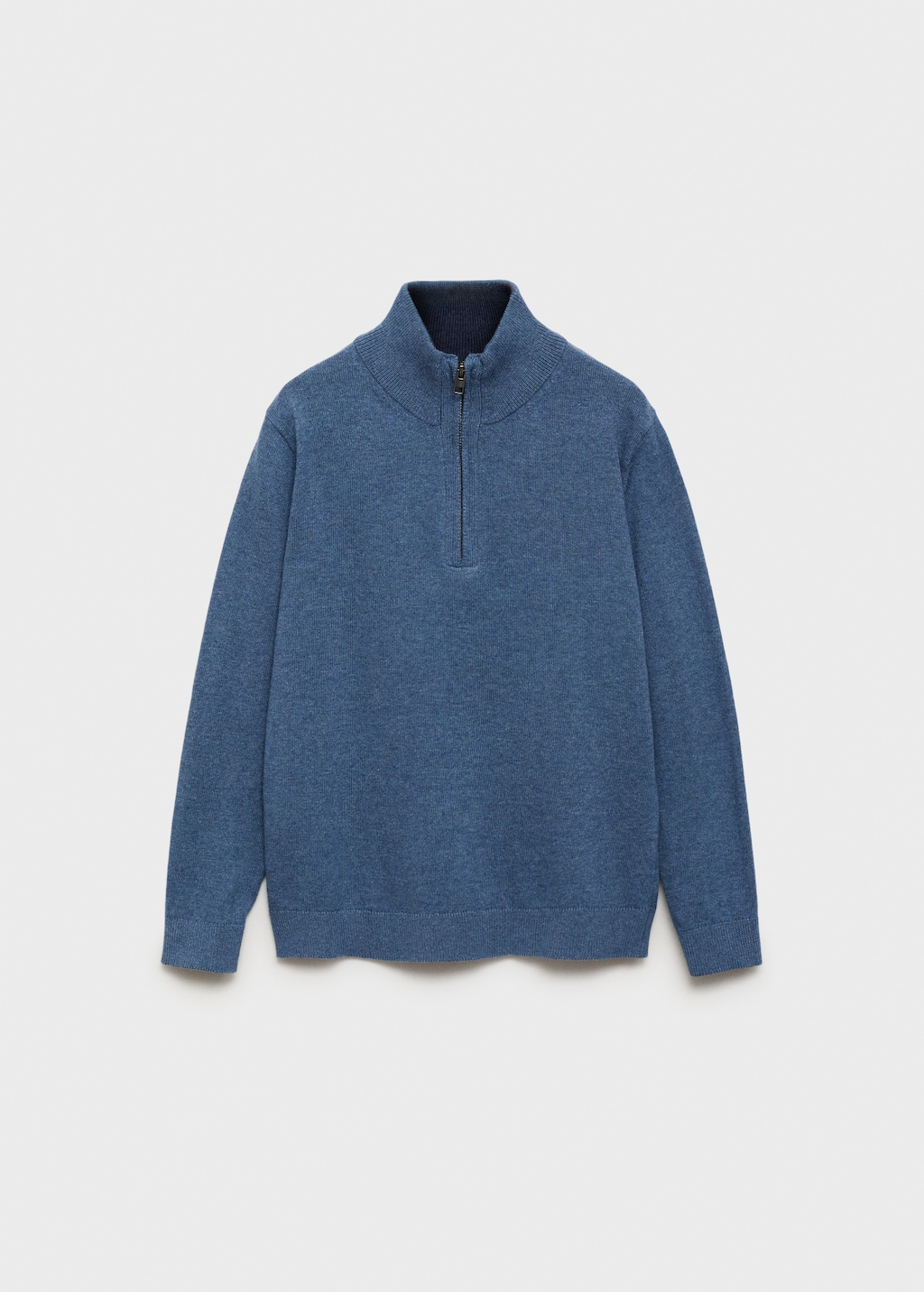 Zip neck jumper