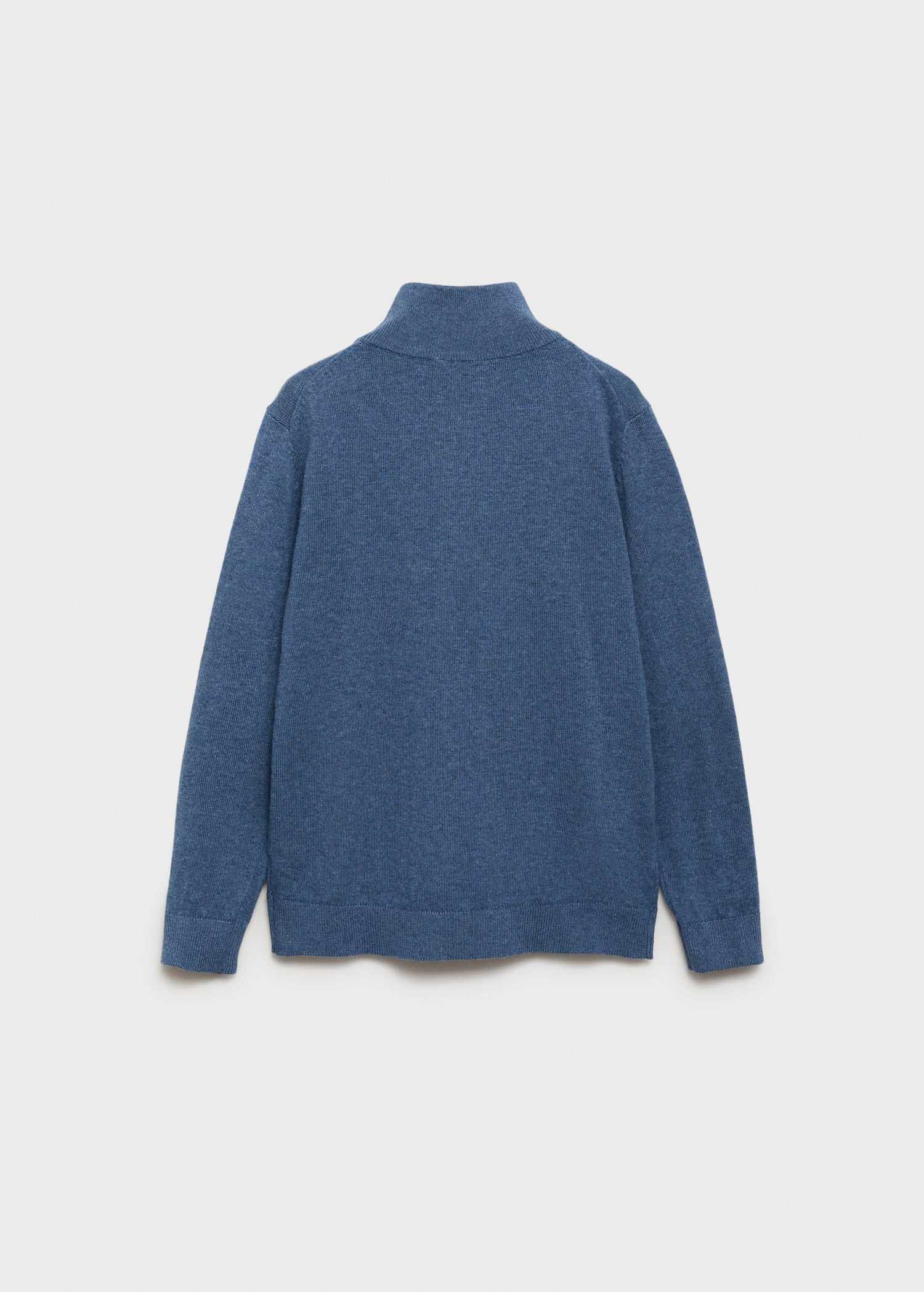 Camisola de gola com fecho - Verso do artigo