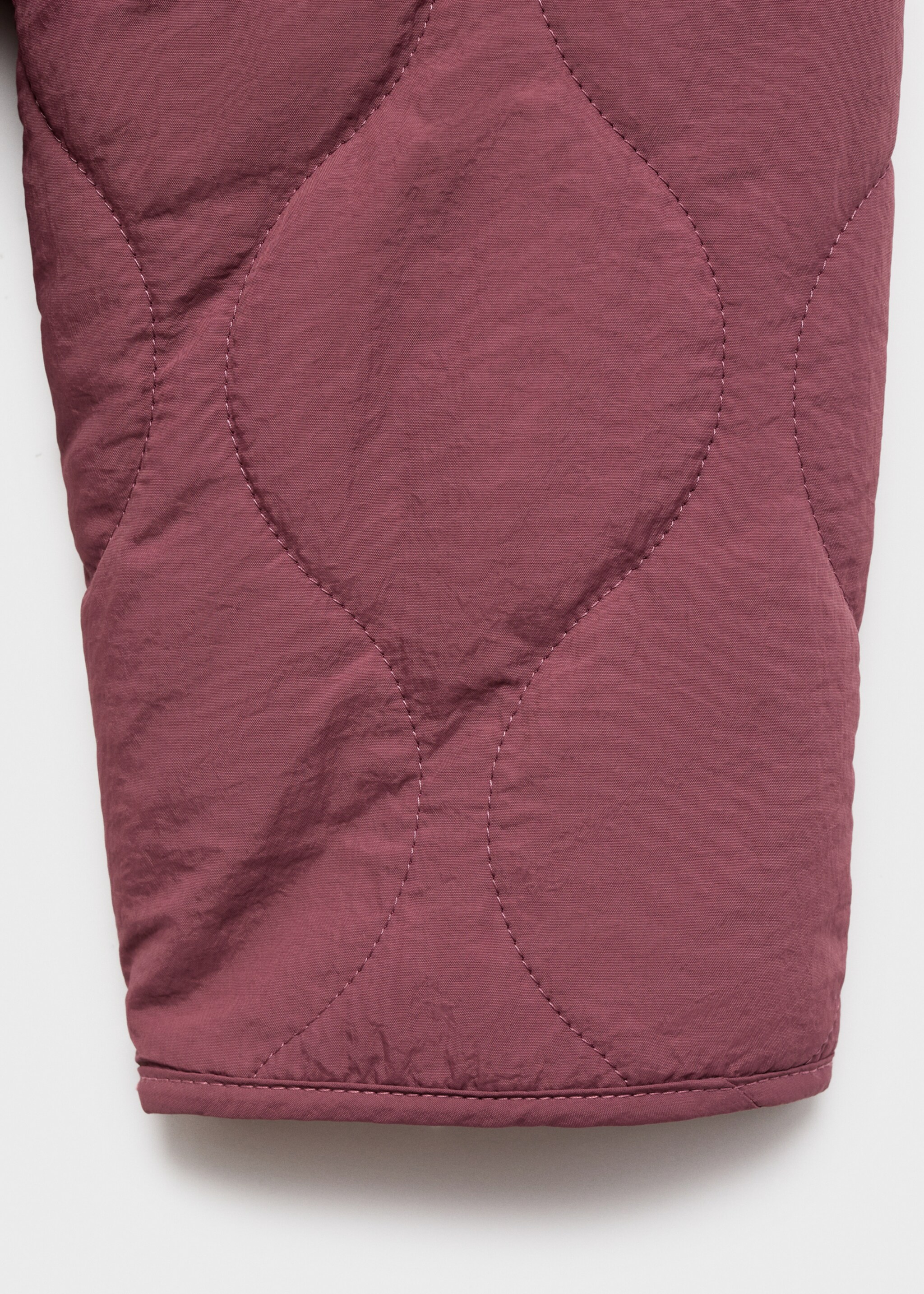 Parka mercurio - Details of the article 0, Burgundy. Ref: 17074415-00.