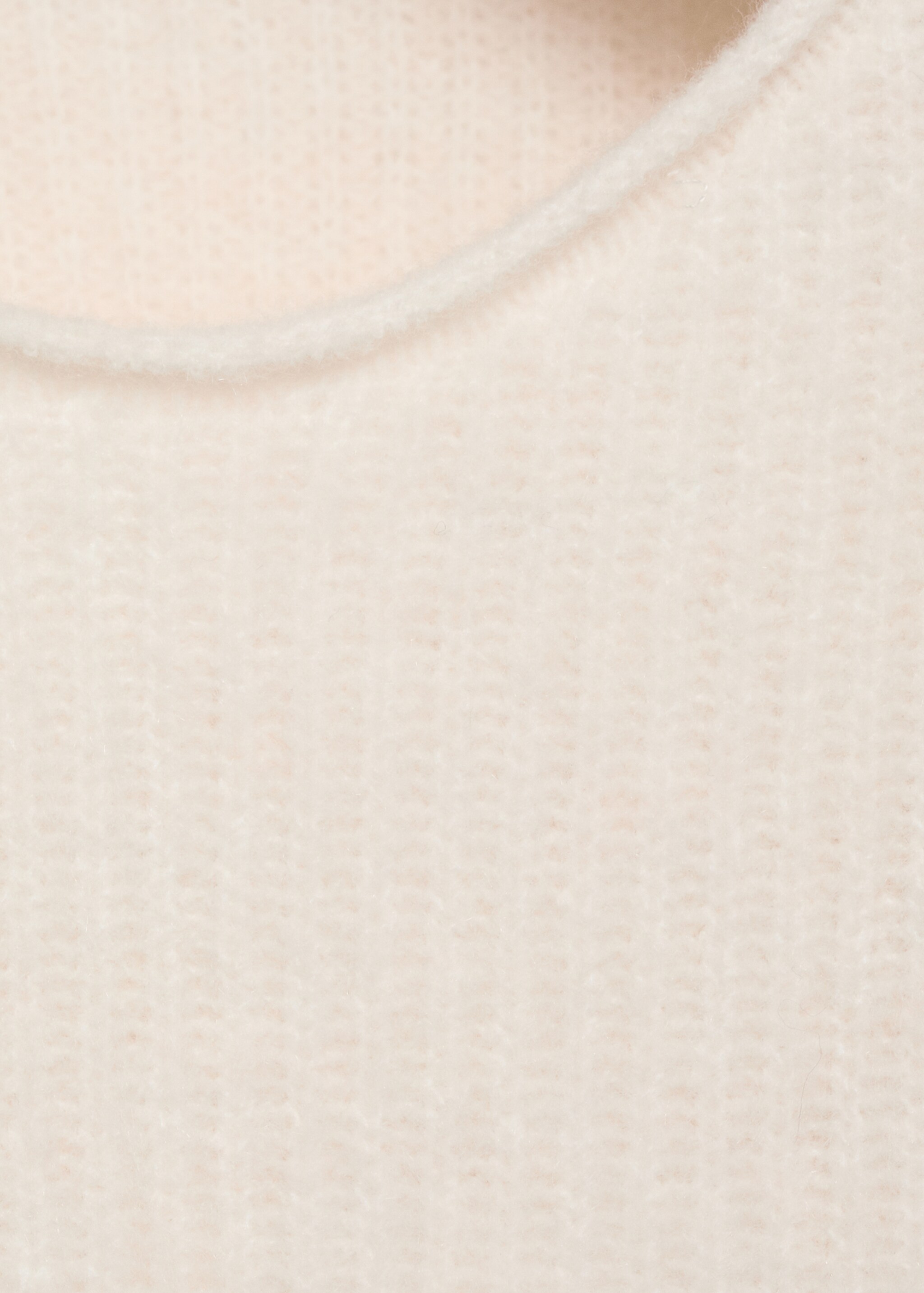 Knitted ribbed sweater - Details of the article 0, Sand. Ref: 17074416-00.