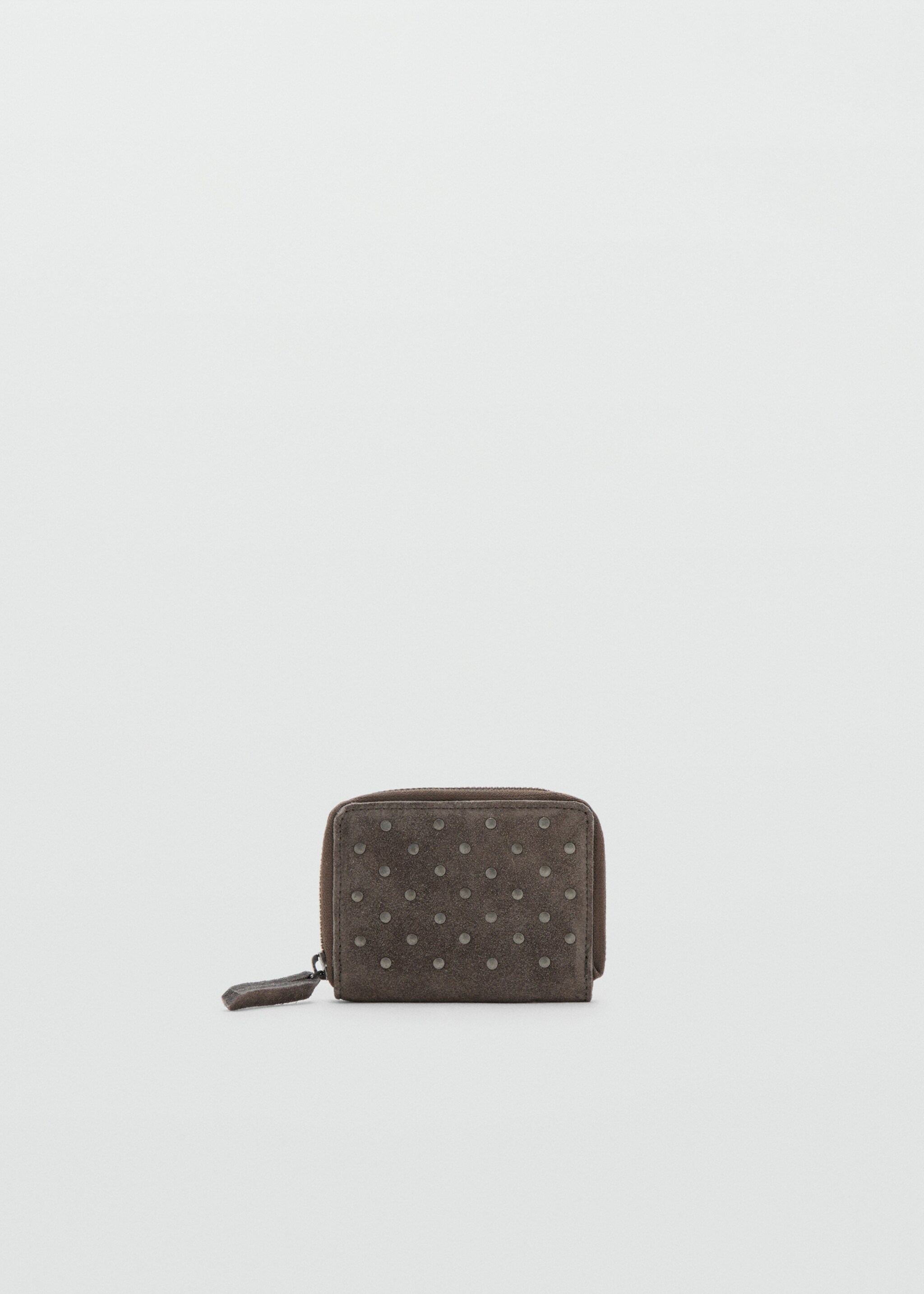 Monedero piel tachuelas - Artículo sin modelo, Gris. Ref: 17074425-00.