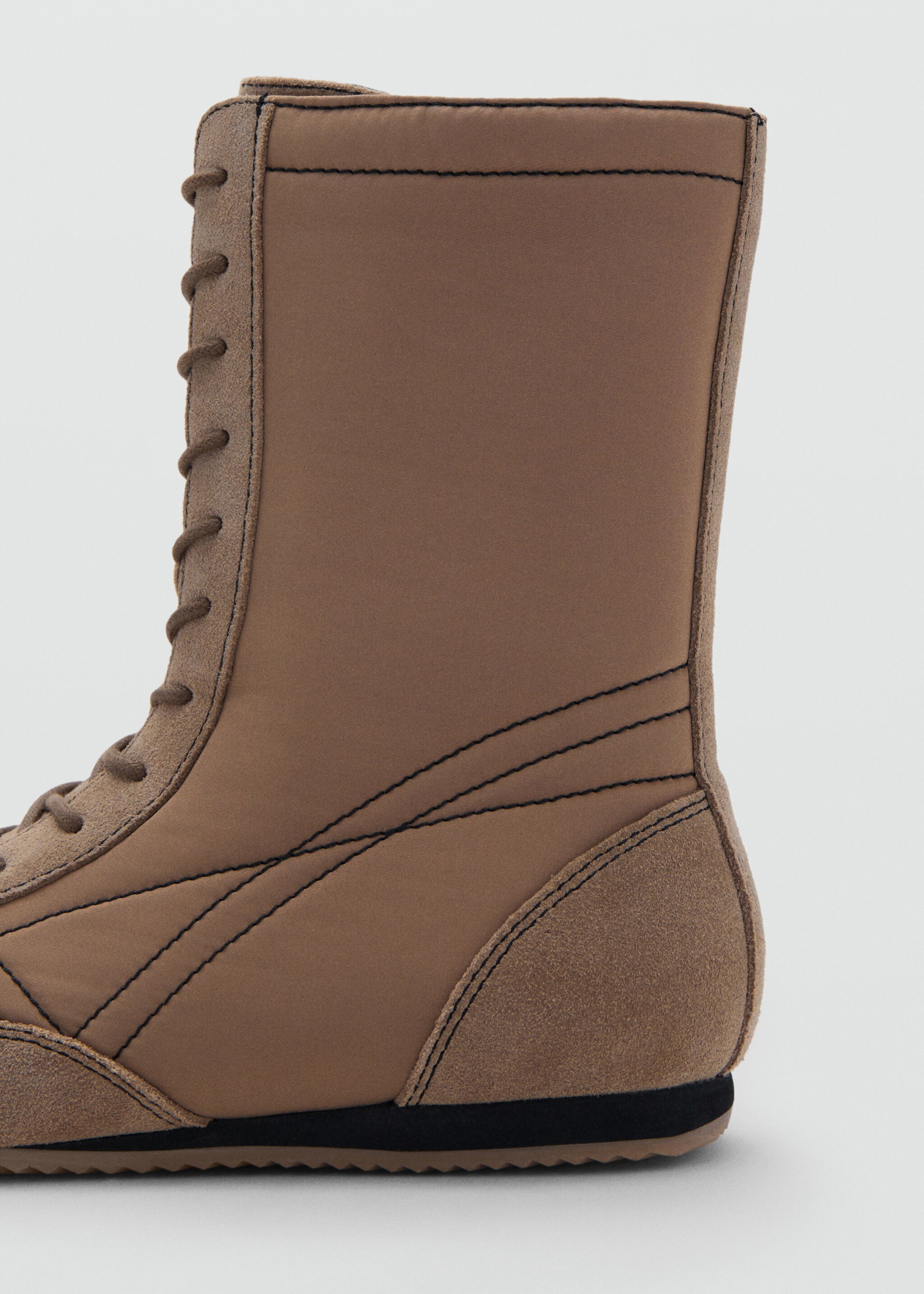 Boxing sport boots - Details of the article 1, Medium Brown. Ref: 17074428-00.