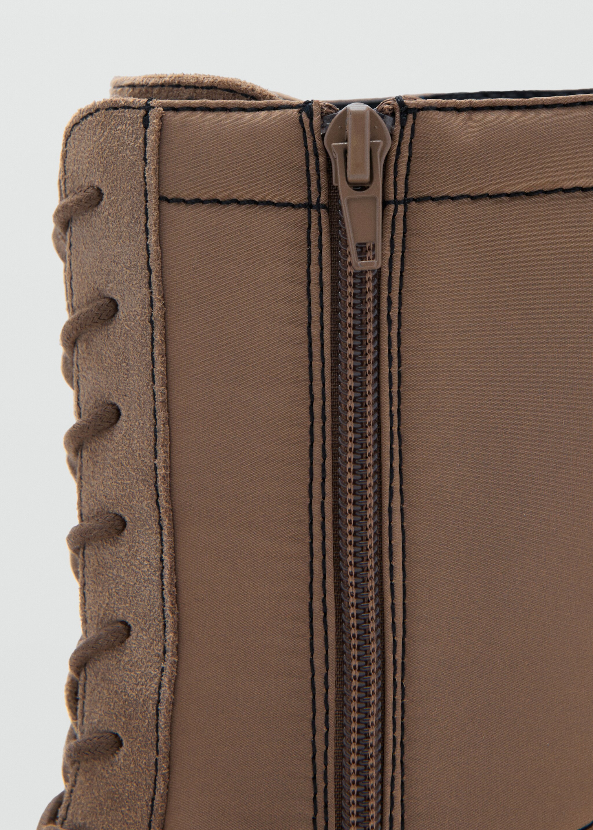 Boxing sport boots - Details of the article 2, Medium Brown. Ref: 17074428-00.