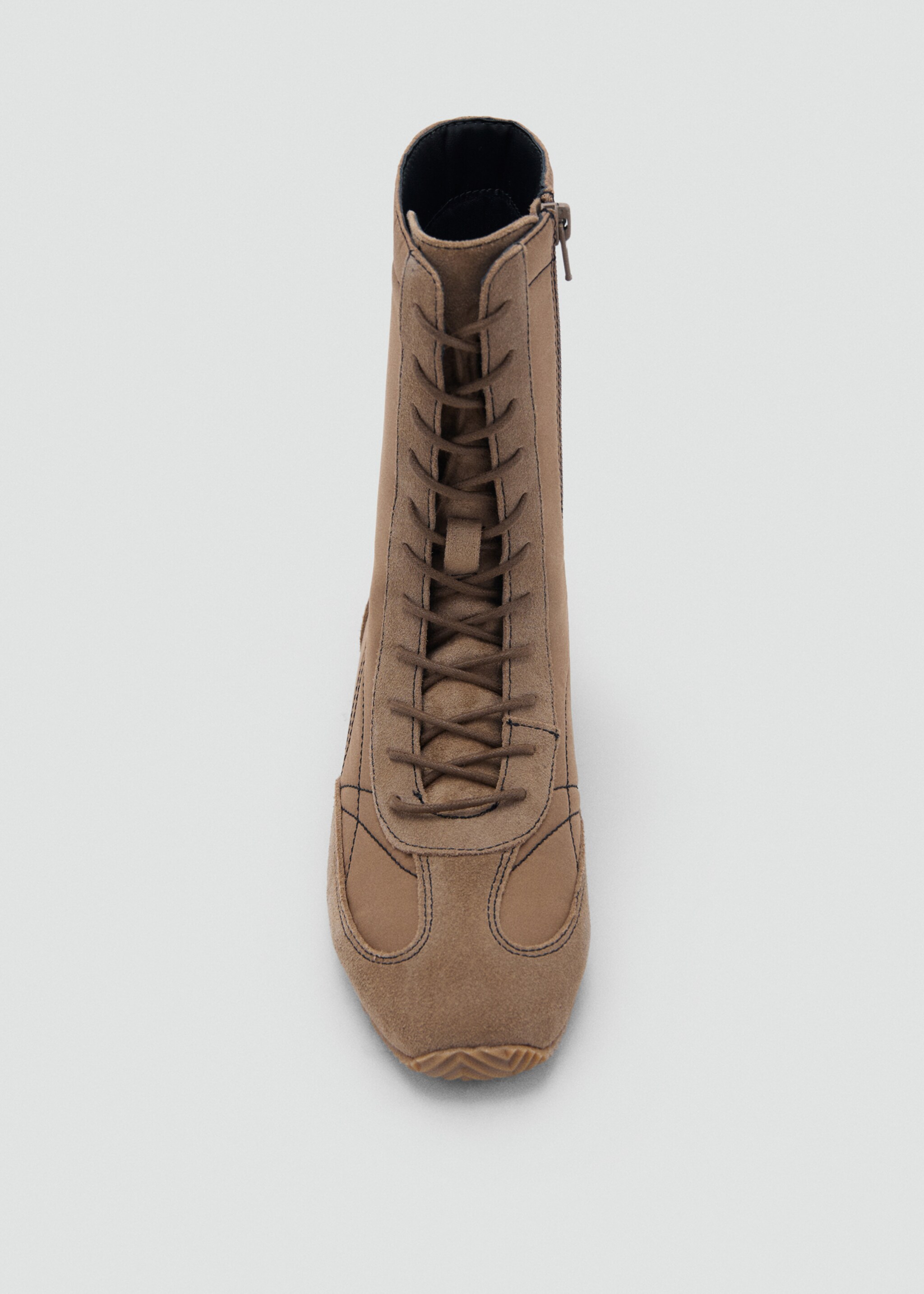 Boxing sport boots - Details of the article 3, Medium Brown. Ref: 17074428-00.