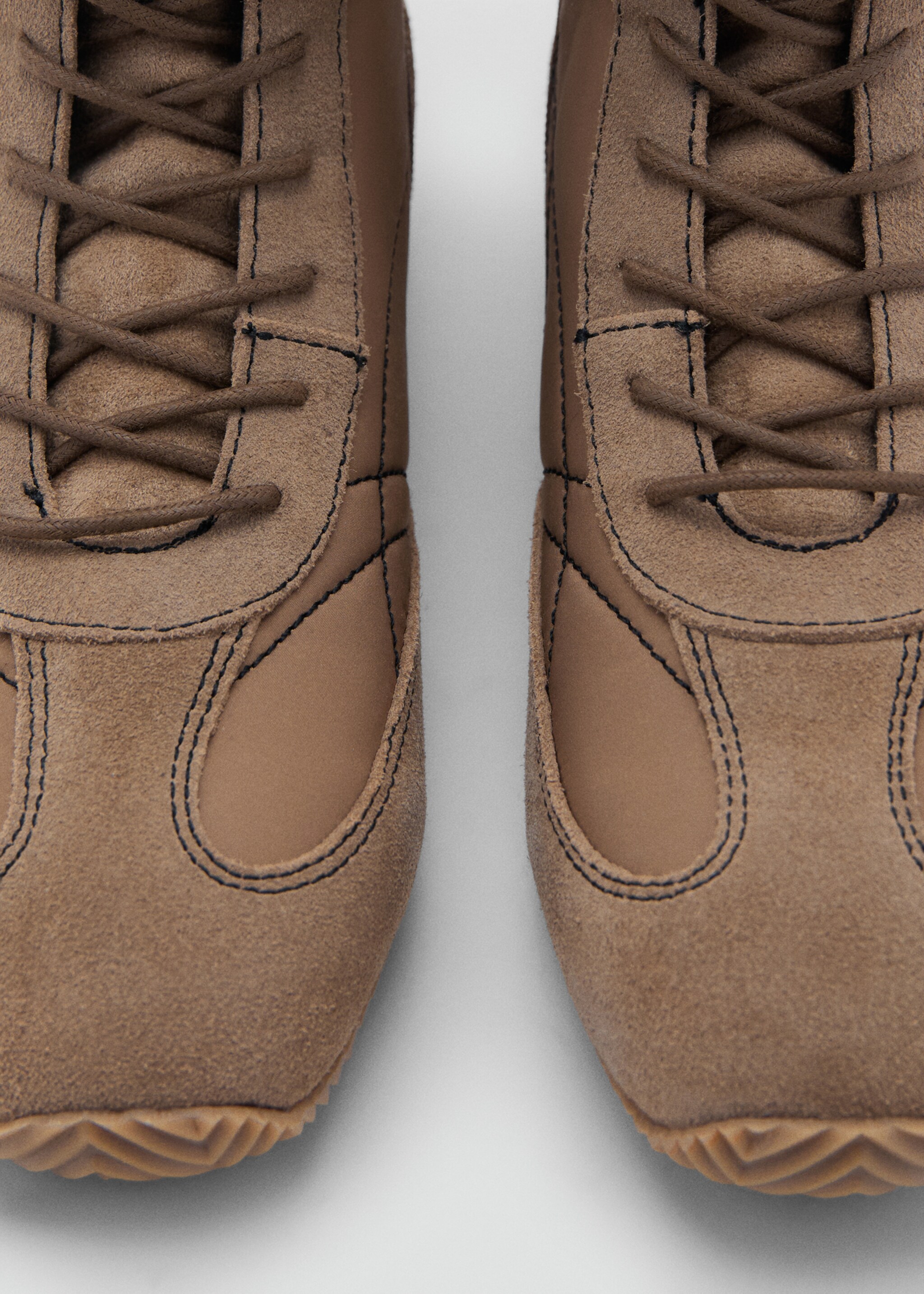 Boxing sport boots - Details of the article 4, Medium Brown. Ref: 17074428-00.