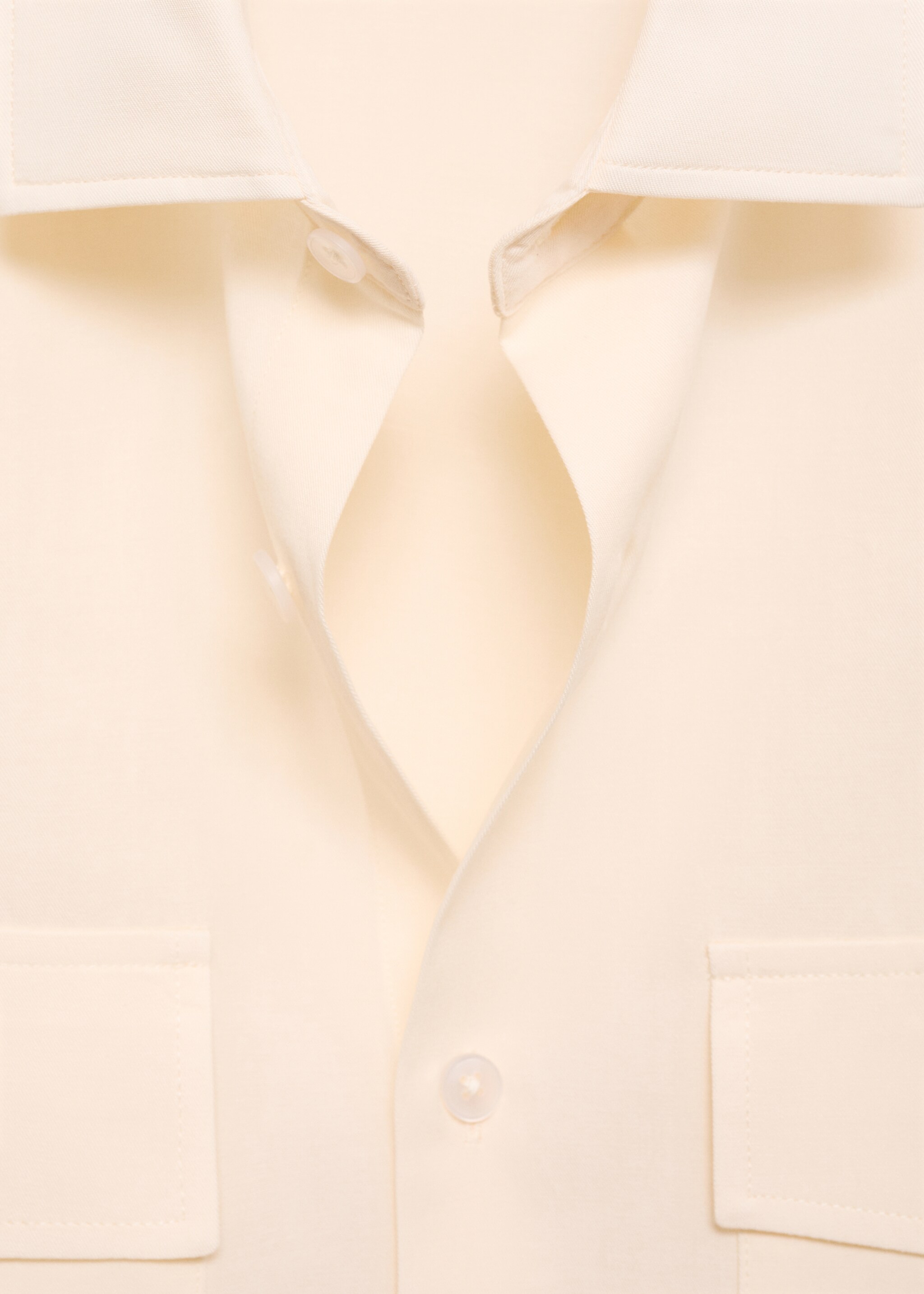 Regular-fit cotton shirt with pocket - Details of the article 8