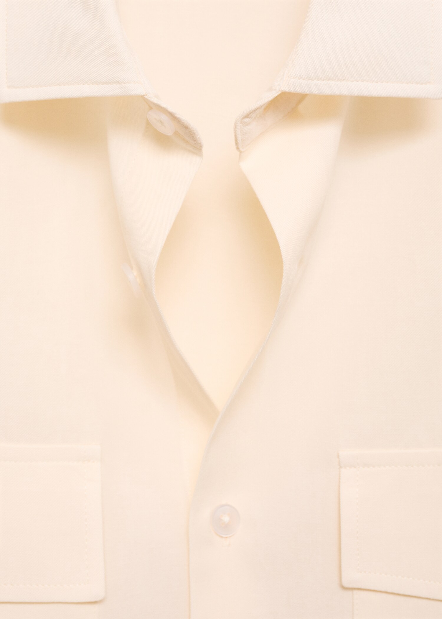 Regular-fit cotton shirt with pocket - Details of the article 8