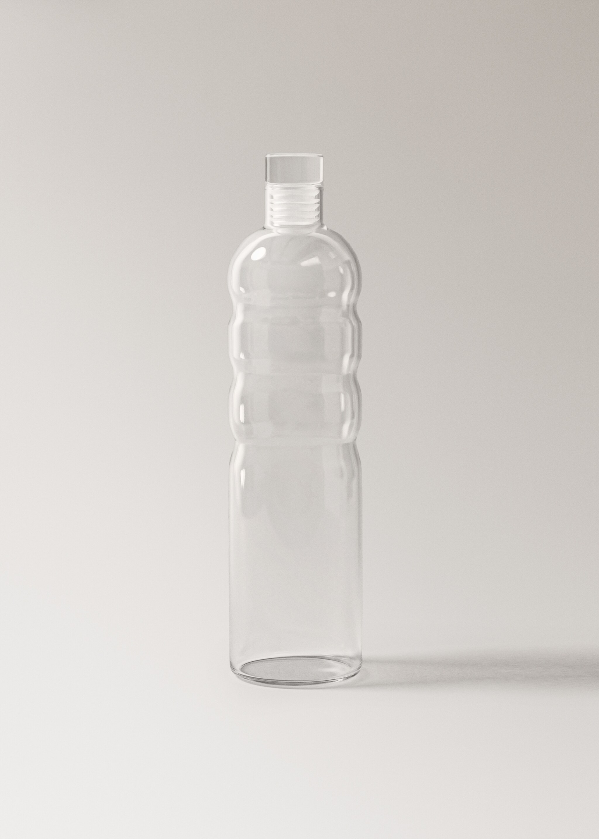 Borosilicate jug with lid - Article without model, Off White. Ref: 17074444-00.