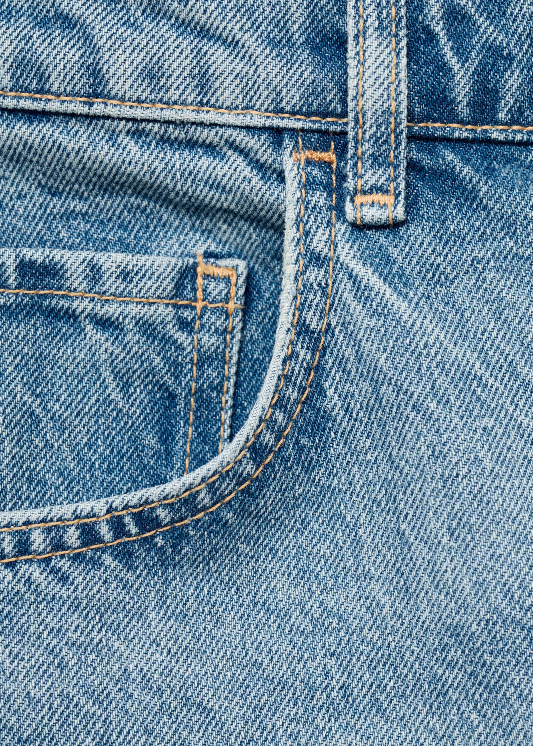 Mid-rise balloon jeans - Details of the article 0, Medium Blue. Ref: 17074445-00.