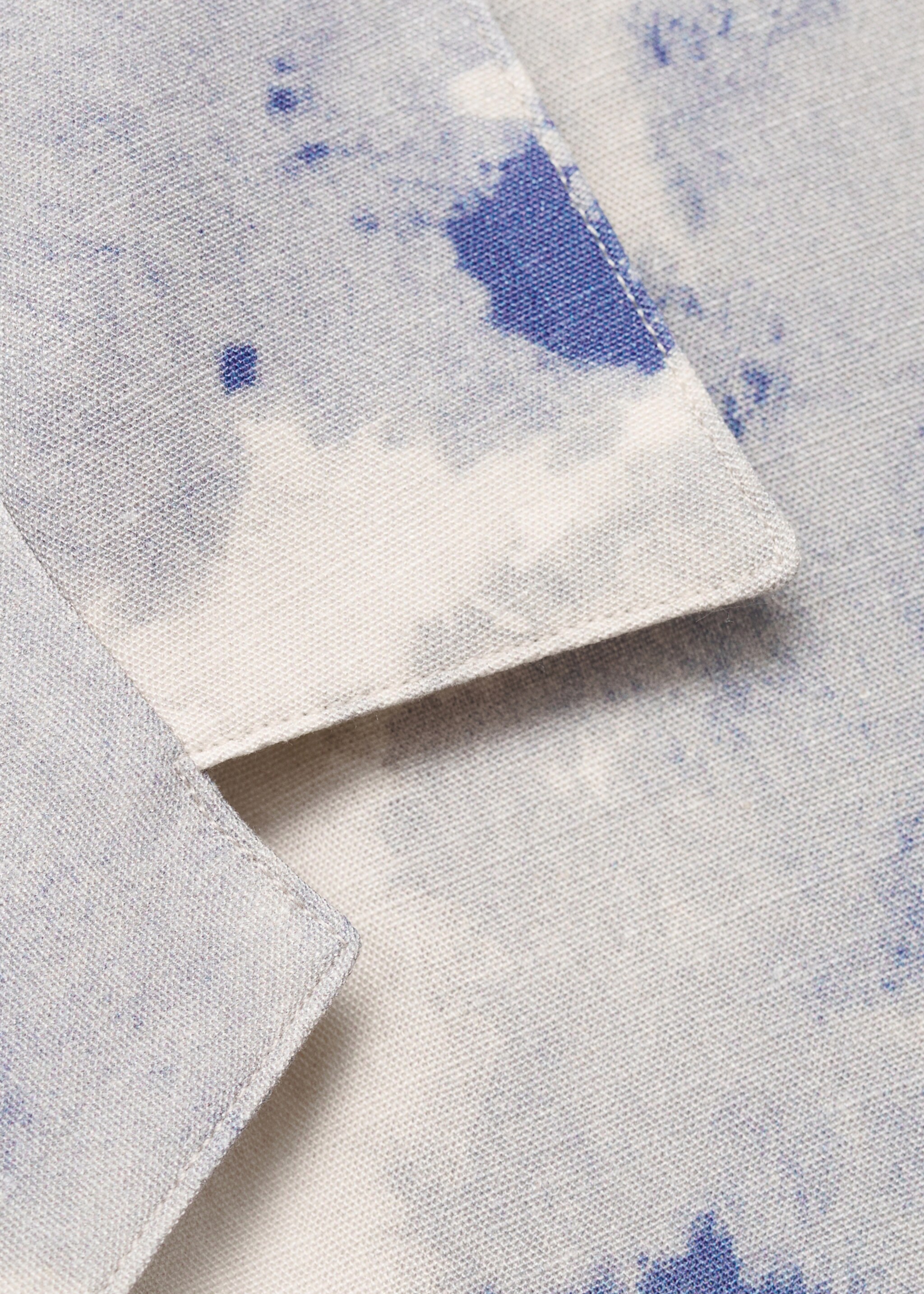 Printed bowling shirt - Details of the article 8, Light/Pastel Grey. Ref: 17074447-00.