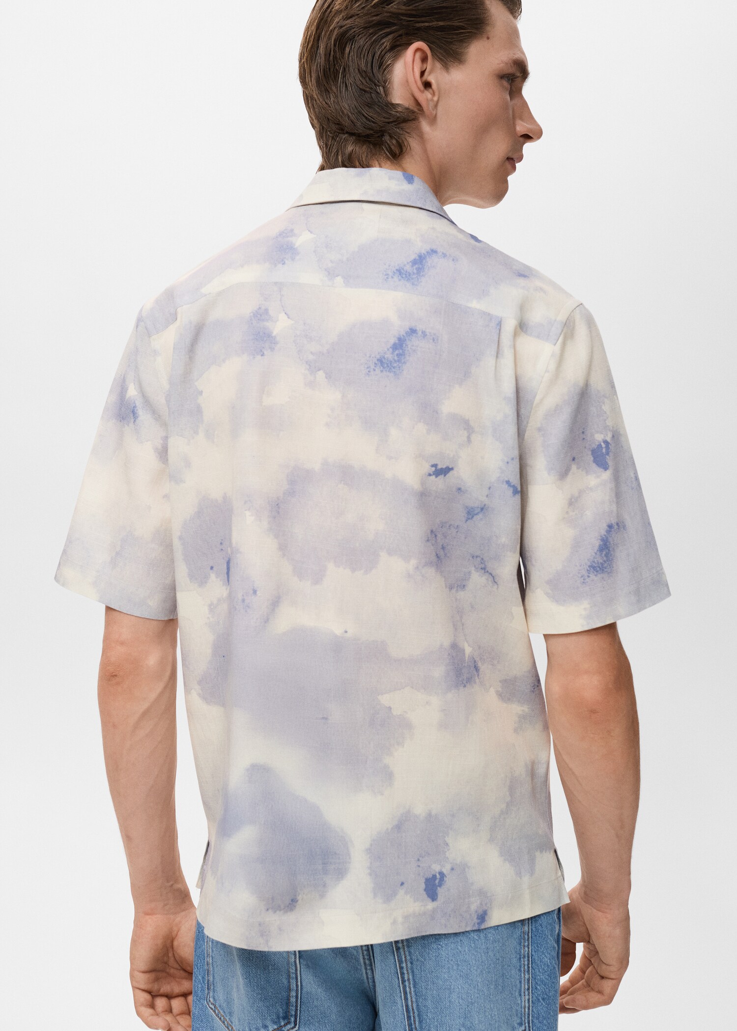 Printed bowling shirt - Reverse of the article