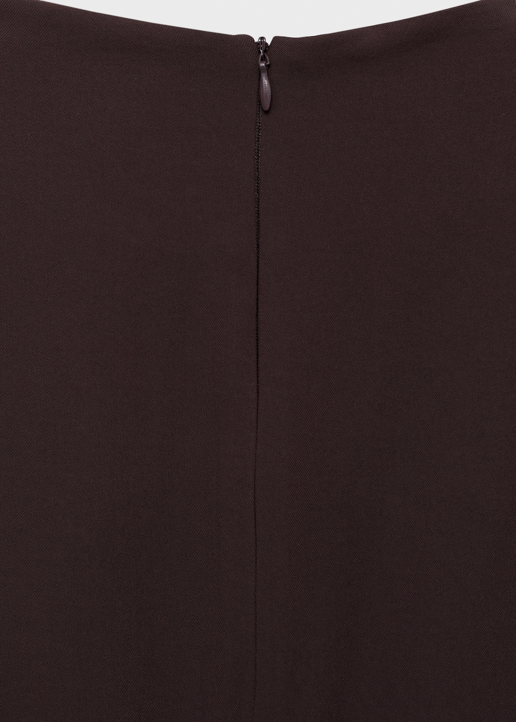 Ruched dress with draped neckline