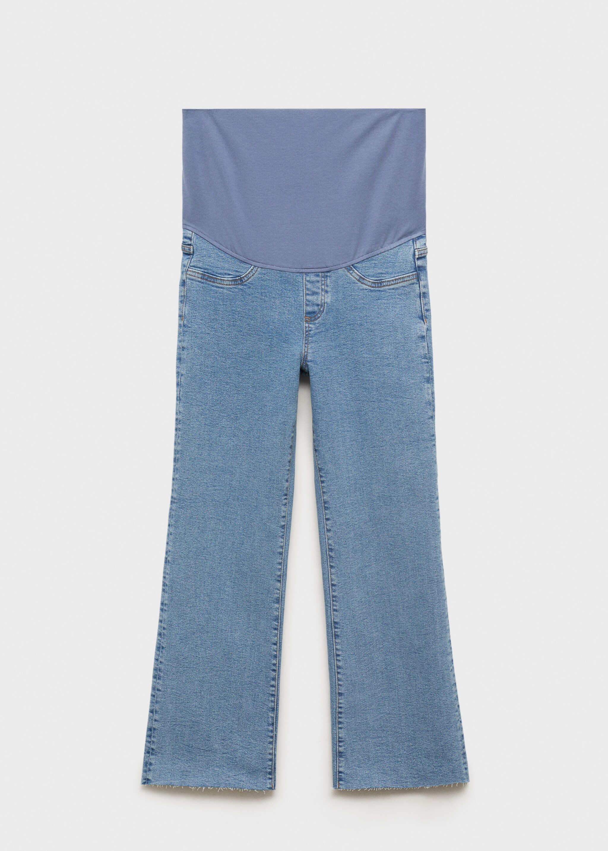 Maternity flared cropped jeans - Article without model