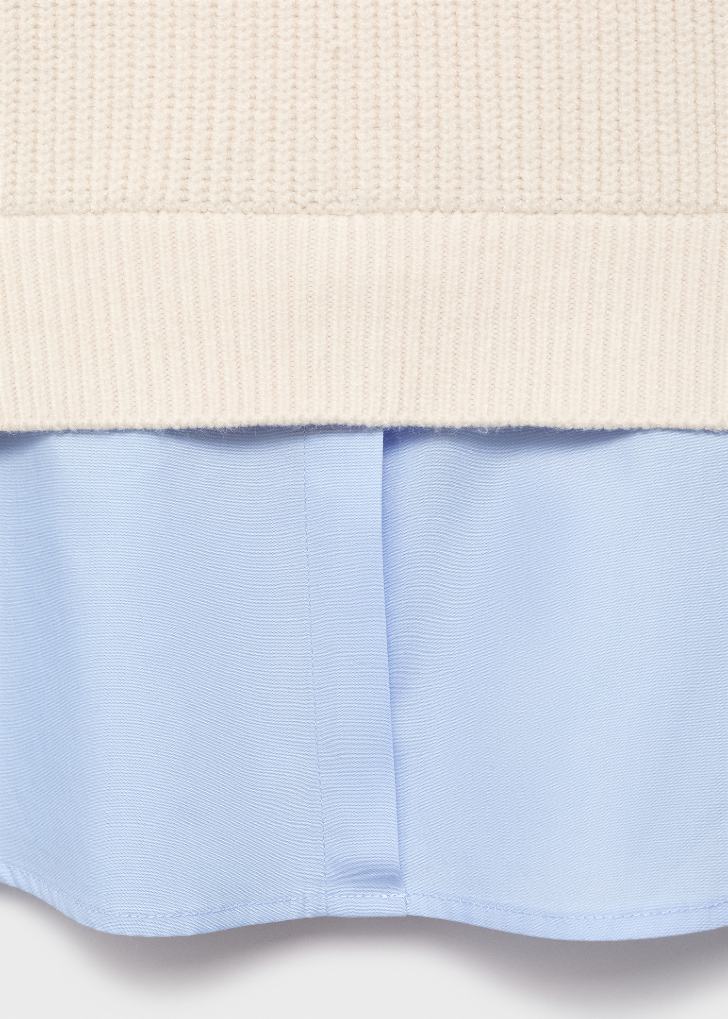 Pullover mit Hemdeinsatz - Detail des Artikels 0