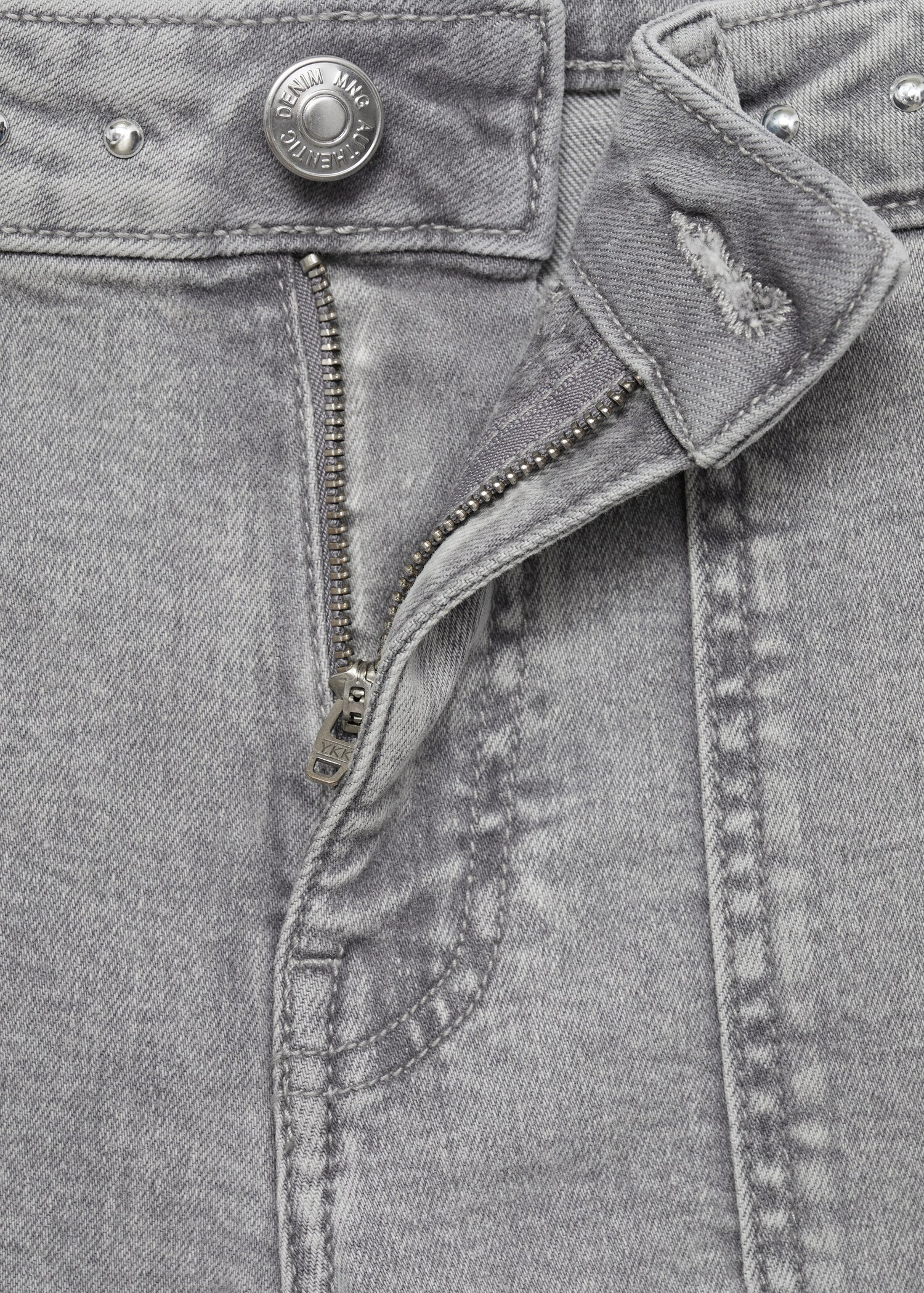 Studded culotte jeans - Details of the article 8