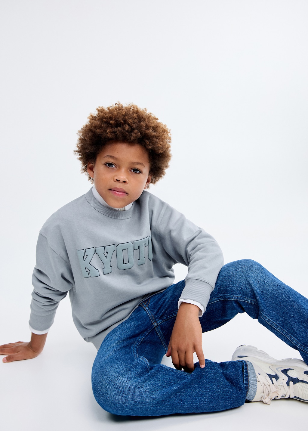 Oversized cotton sweatshirt