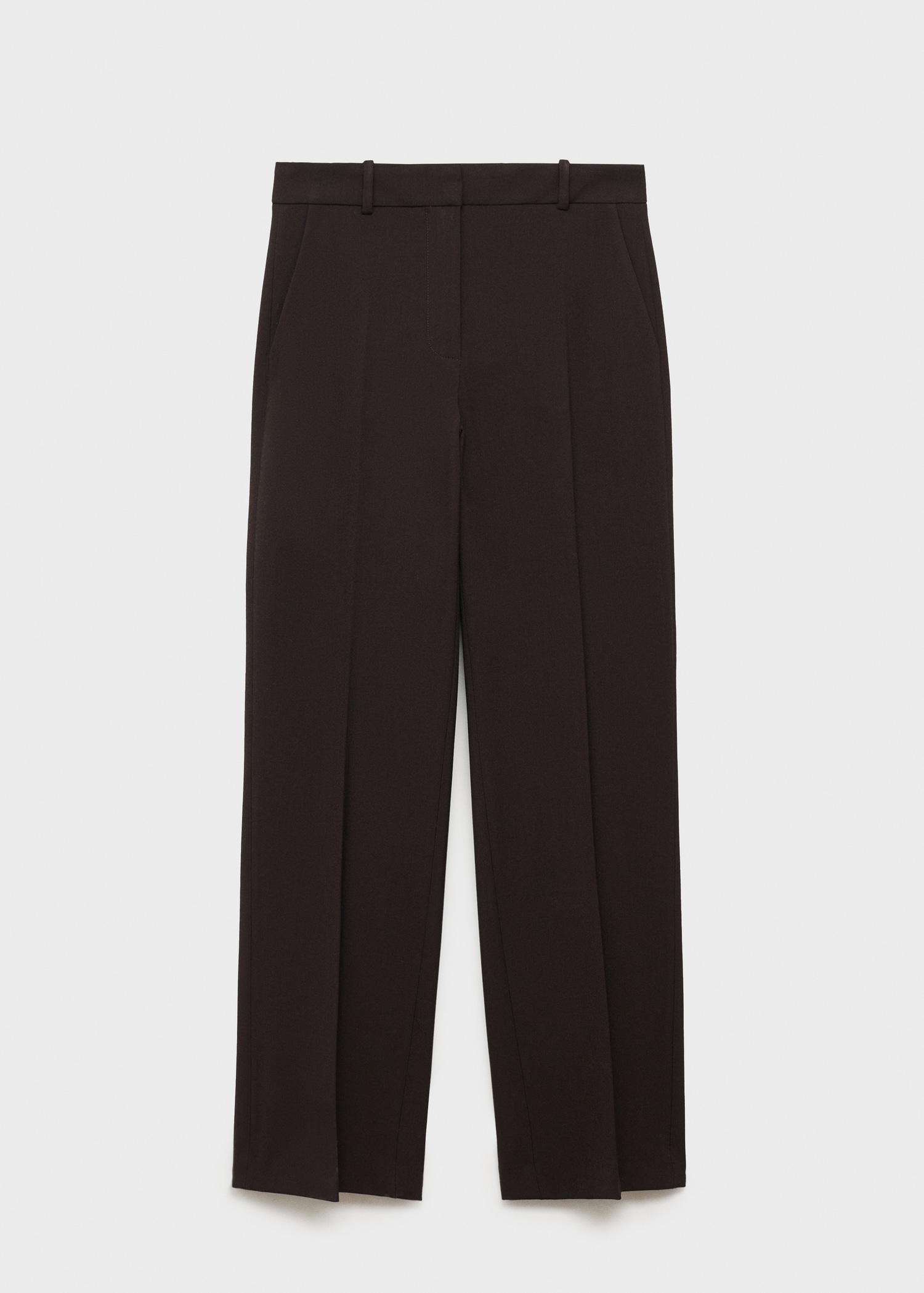 Straight-fit suit trousers - Article without model