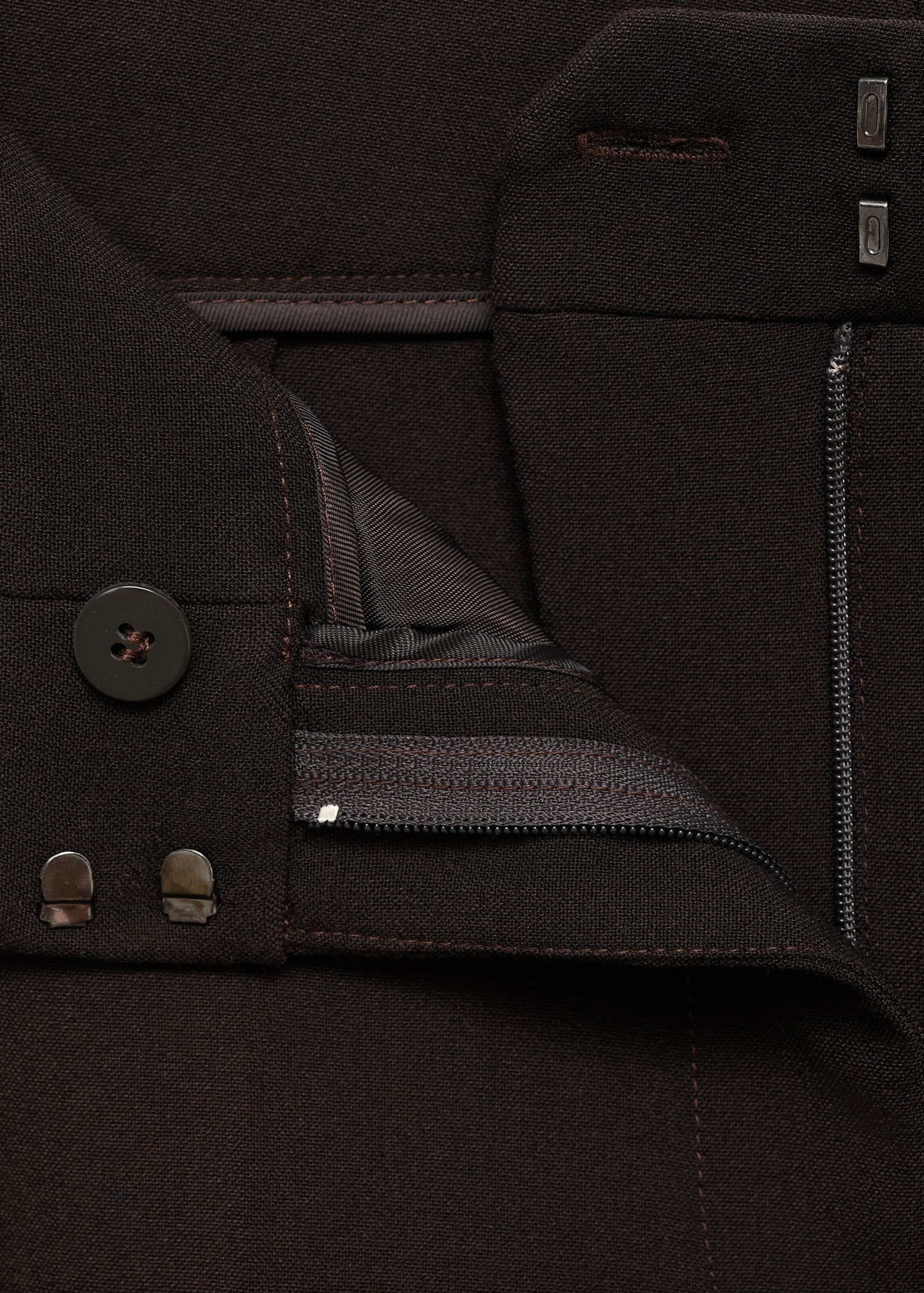 Straight-fit suit trousers - Details of the article 8