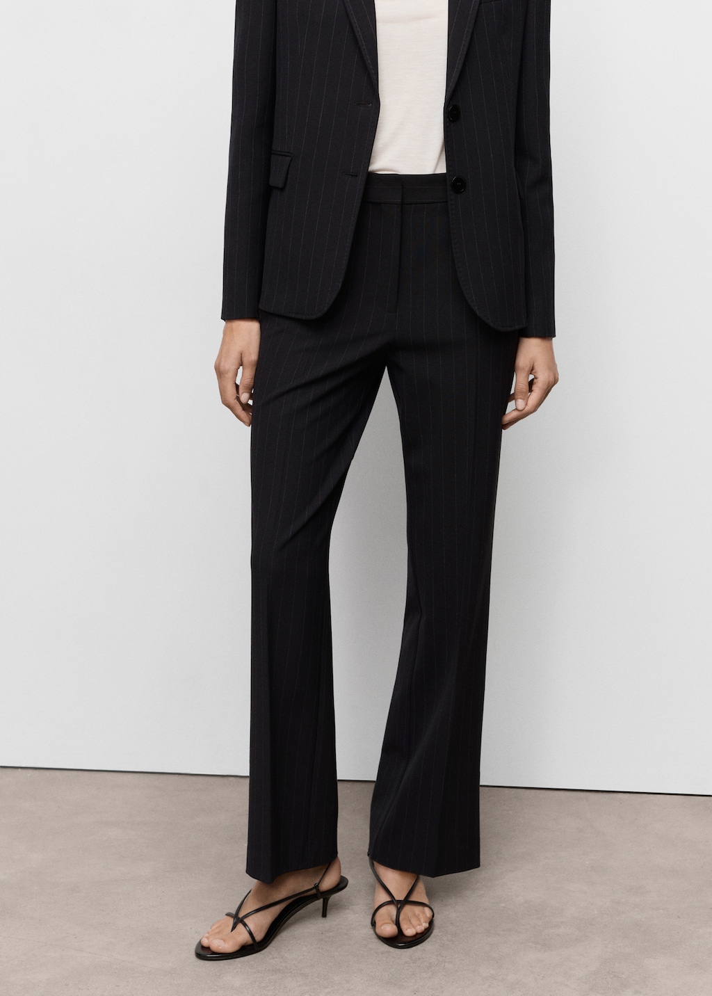 Pantalón traje raya diplomática