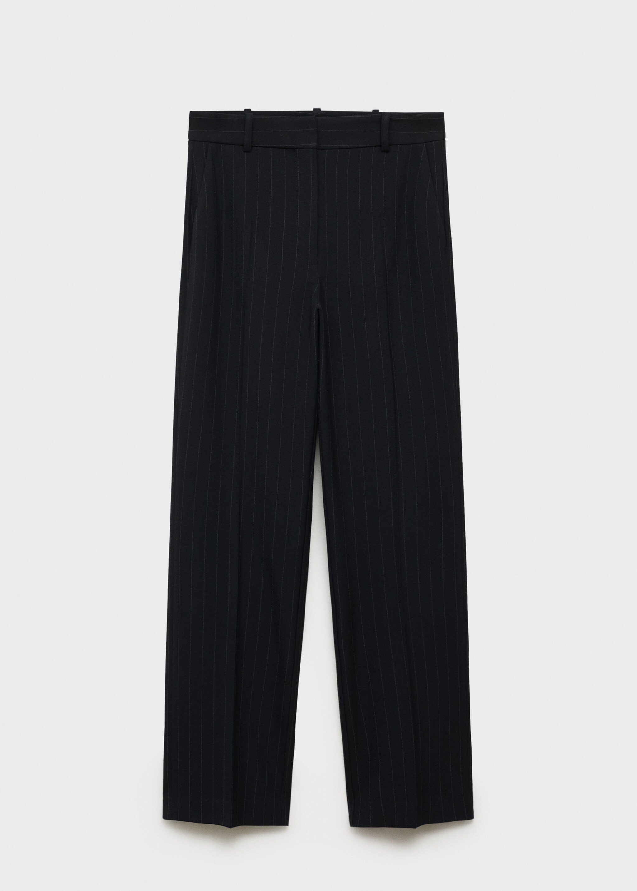 Straight-fit suit trousers - Article without model, Navy. Ref: 17074786-00.