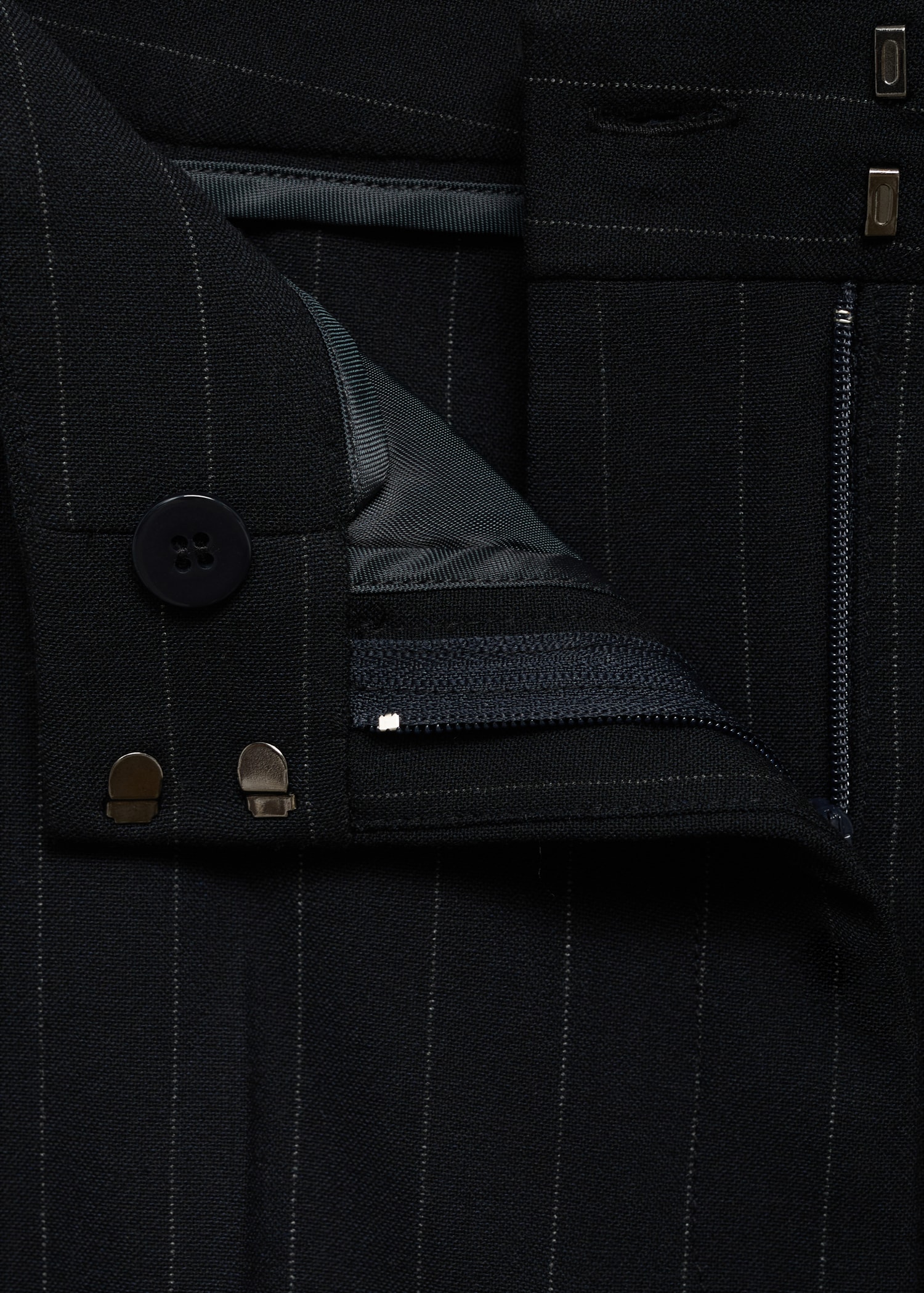 Straight-fit suit trousers - Details of the article 8