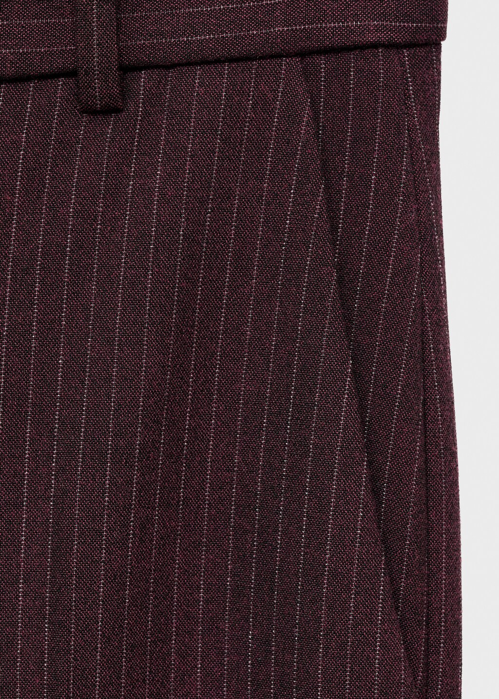 Straight-fit suit pants