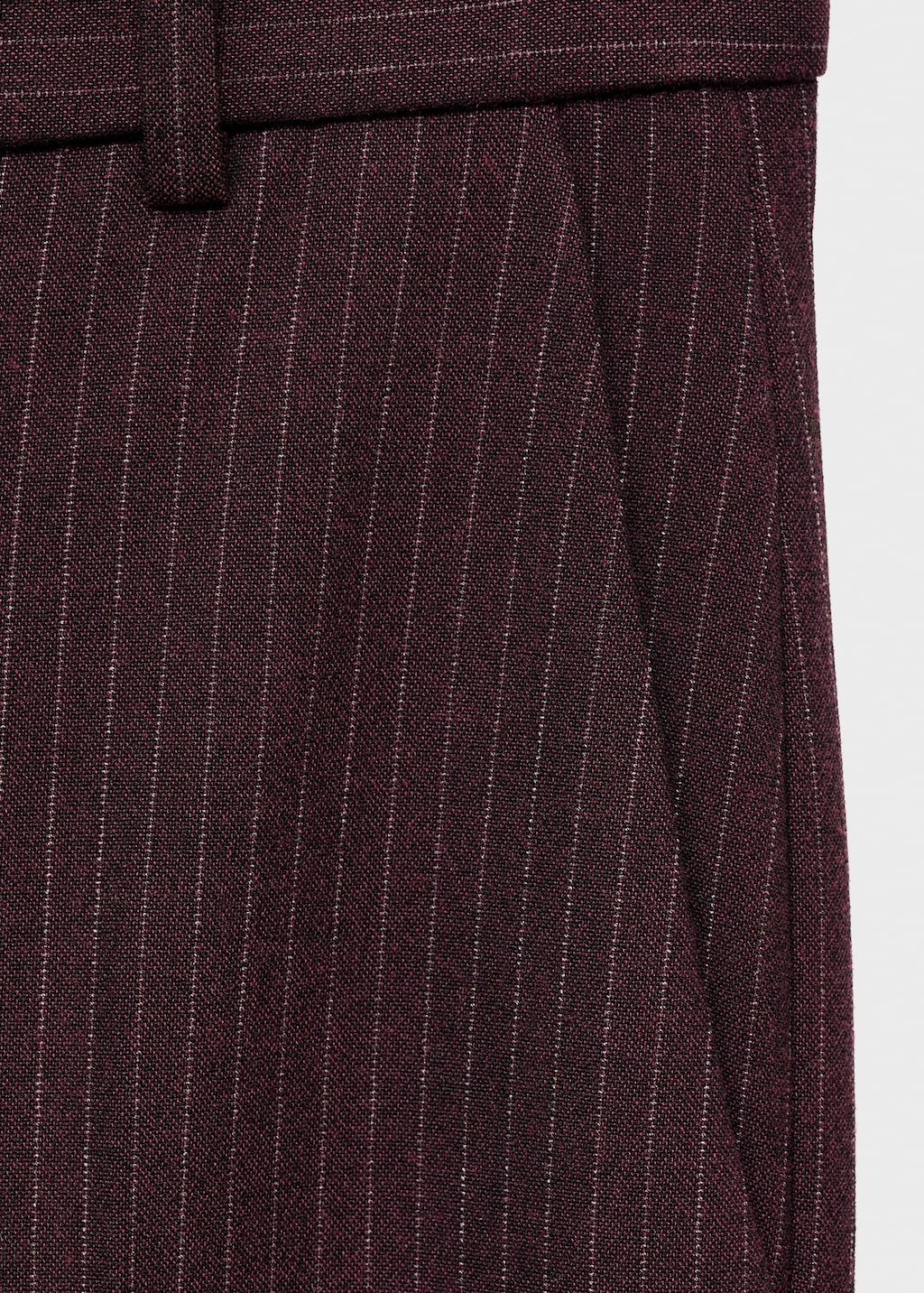 Straight-fit suit pants