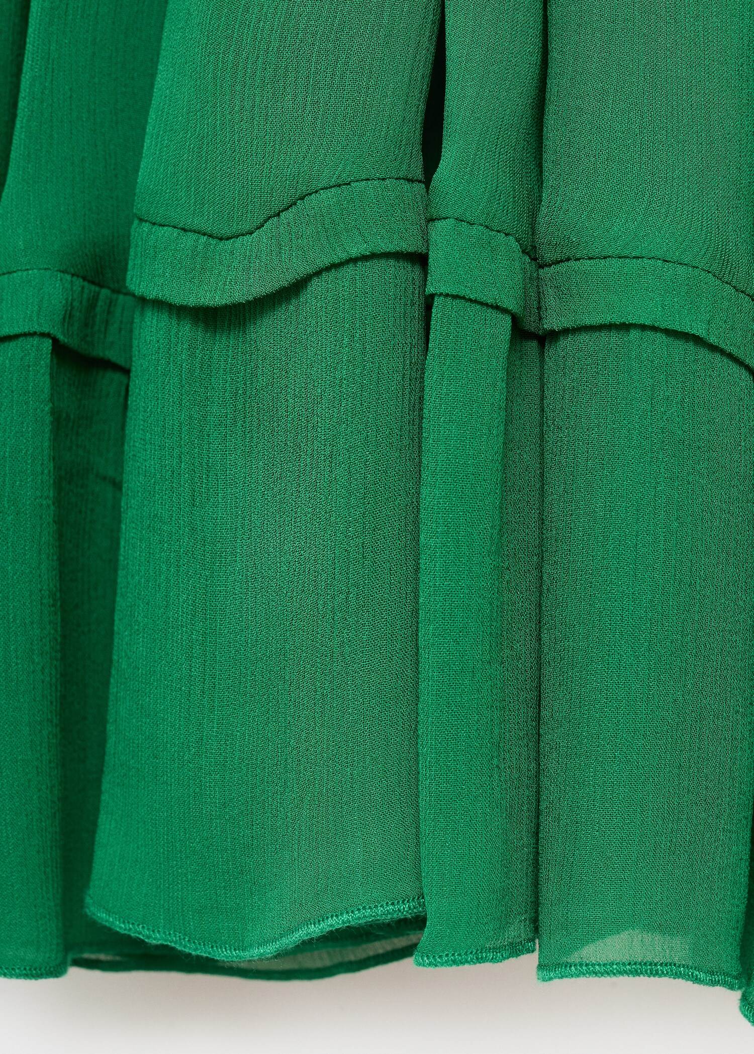 Pleated back neckline top - Details of the article 0