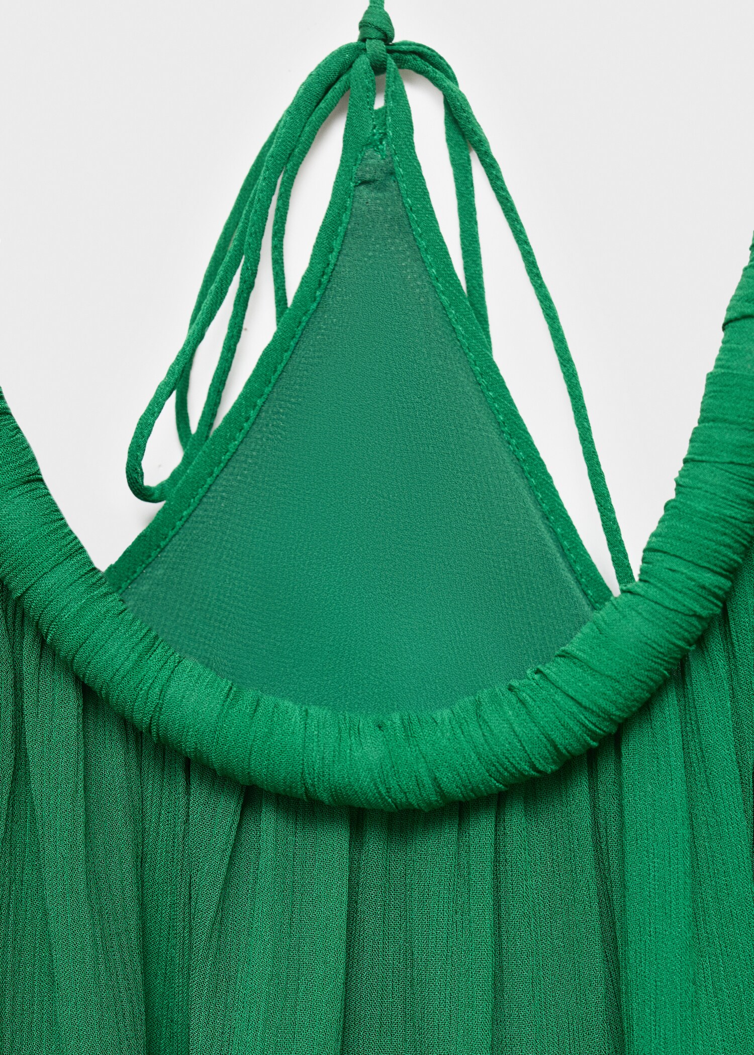 Pleated back neckline top - Details of the article 8