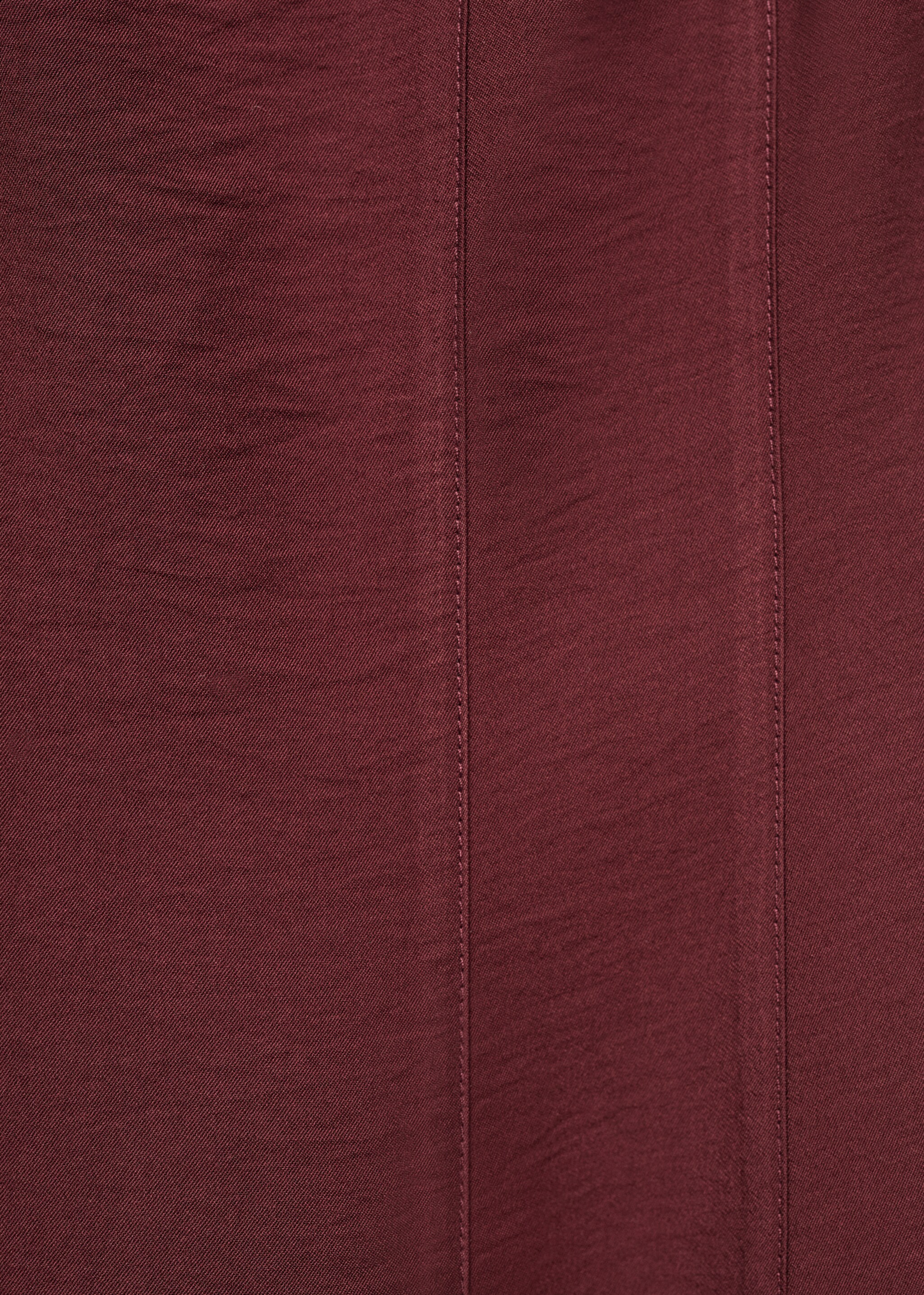 Vestido midi costuras - Detalle del artículo 8, Granate. Ref: 17074788-00.