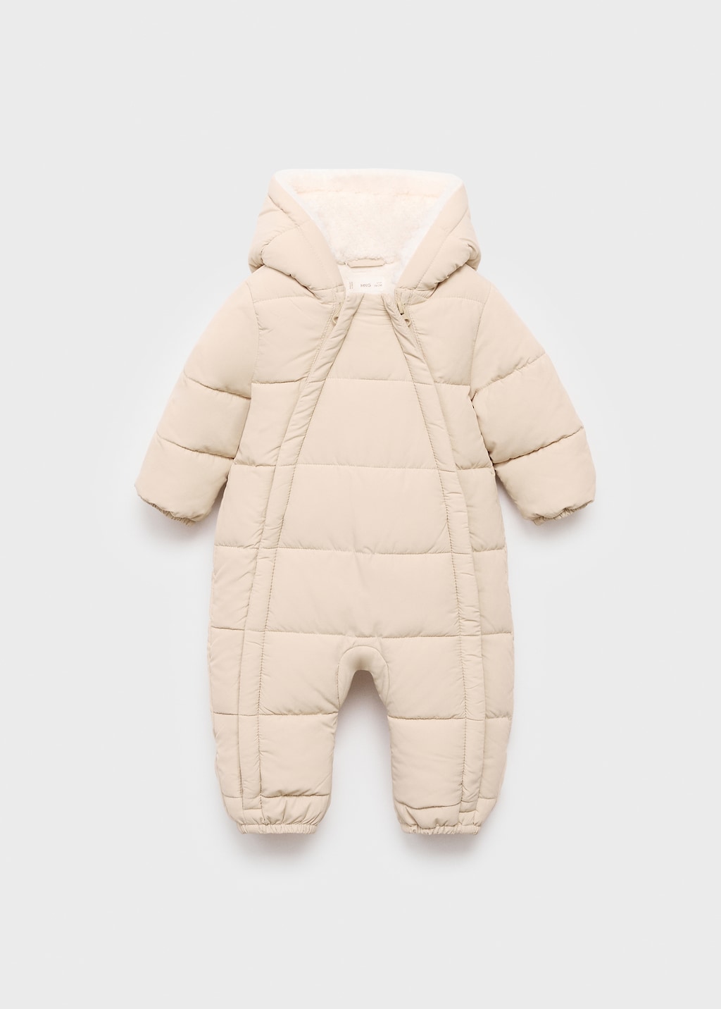 Sherpa hooded jumpsuit Kids MANGO Philippines