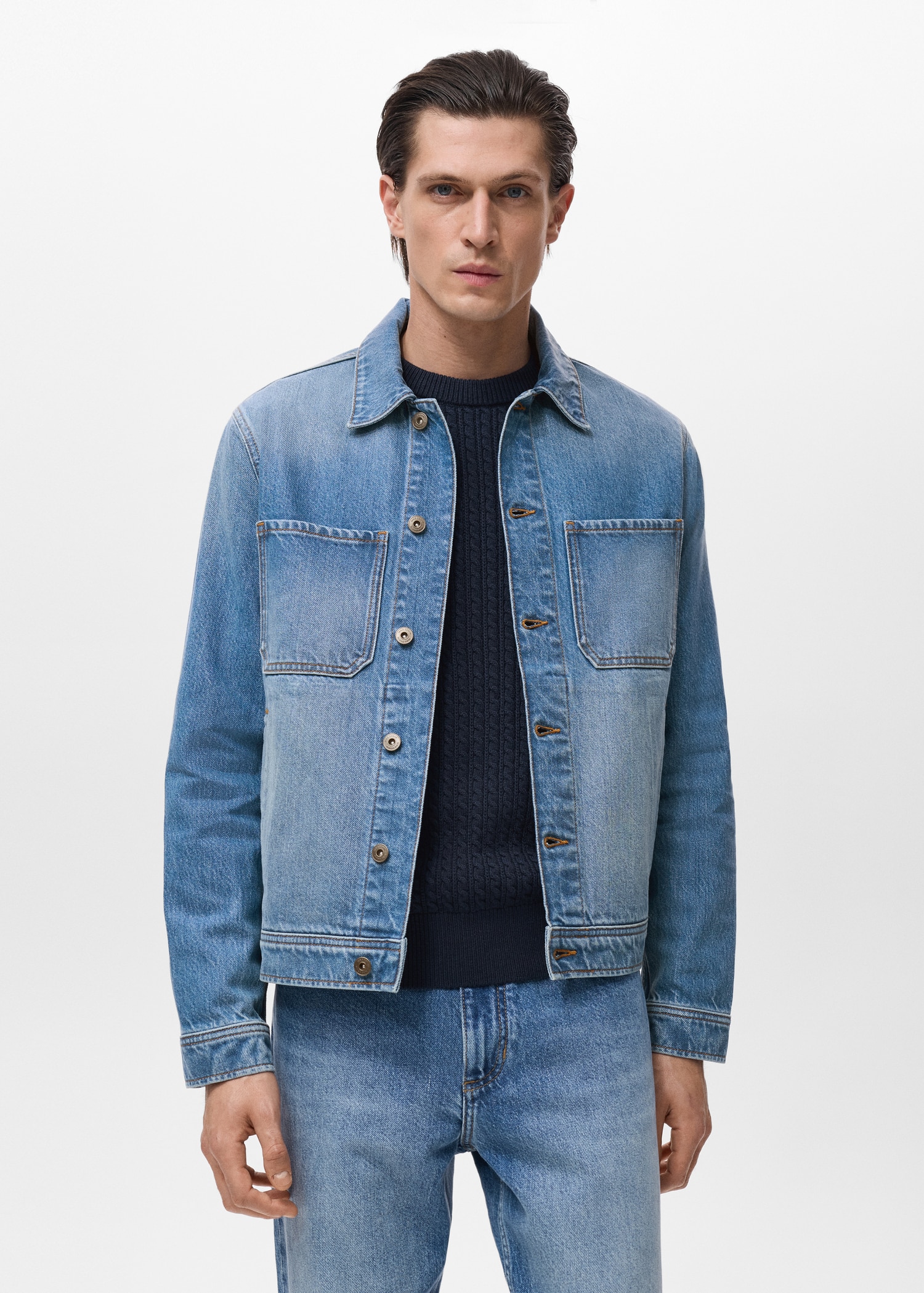 Denim jacket pockets