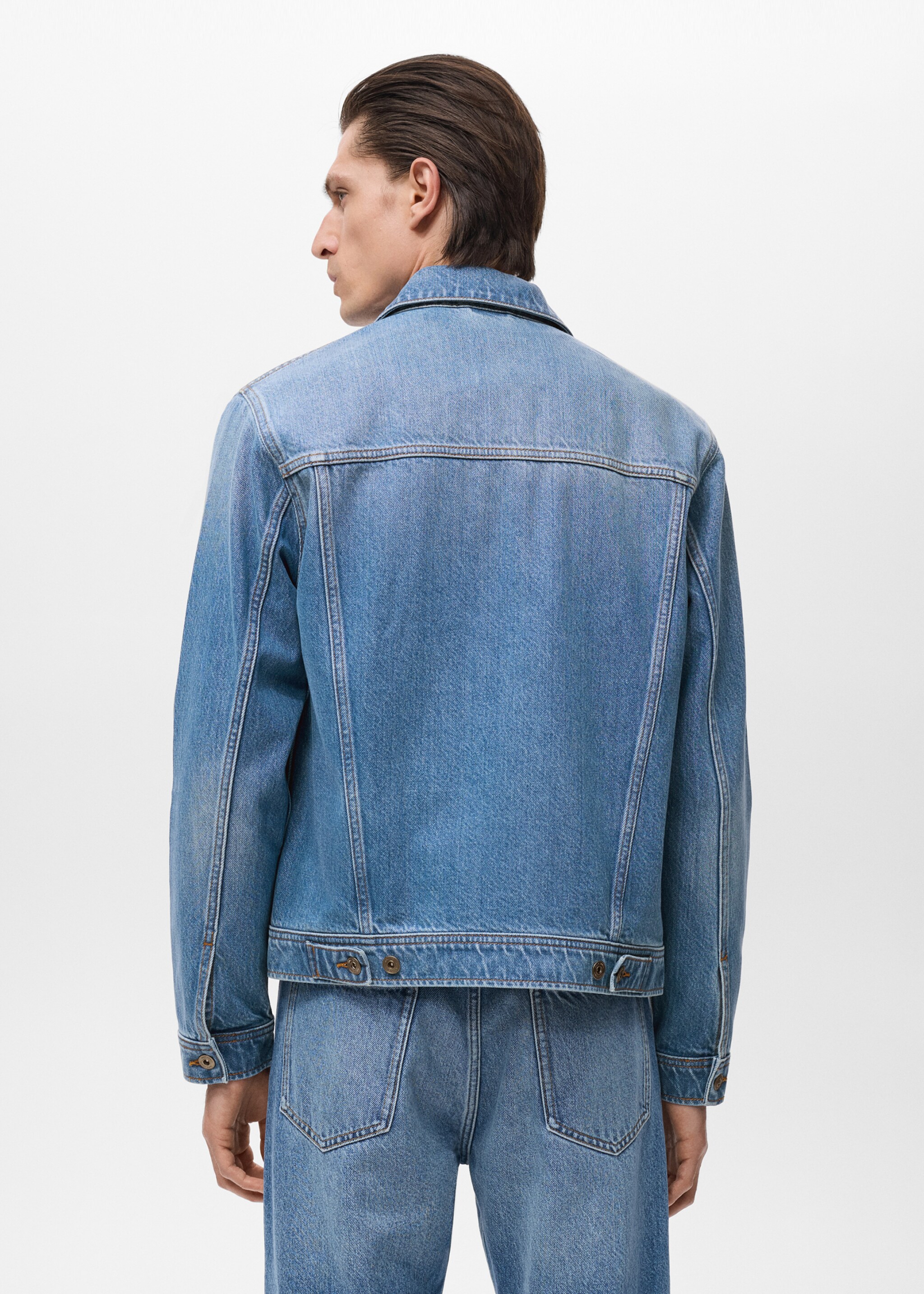 Blouson en jean poches - Verso de l’article
