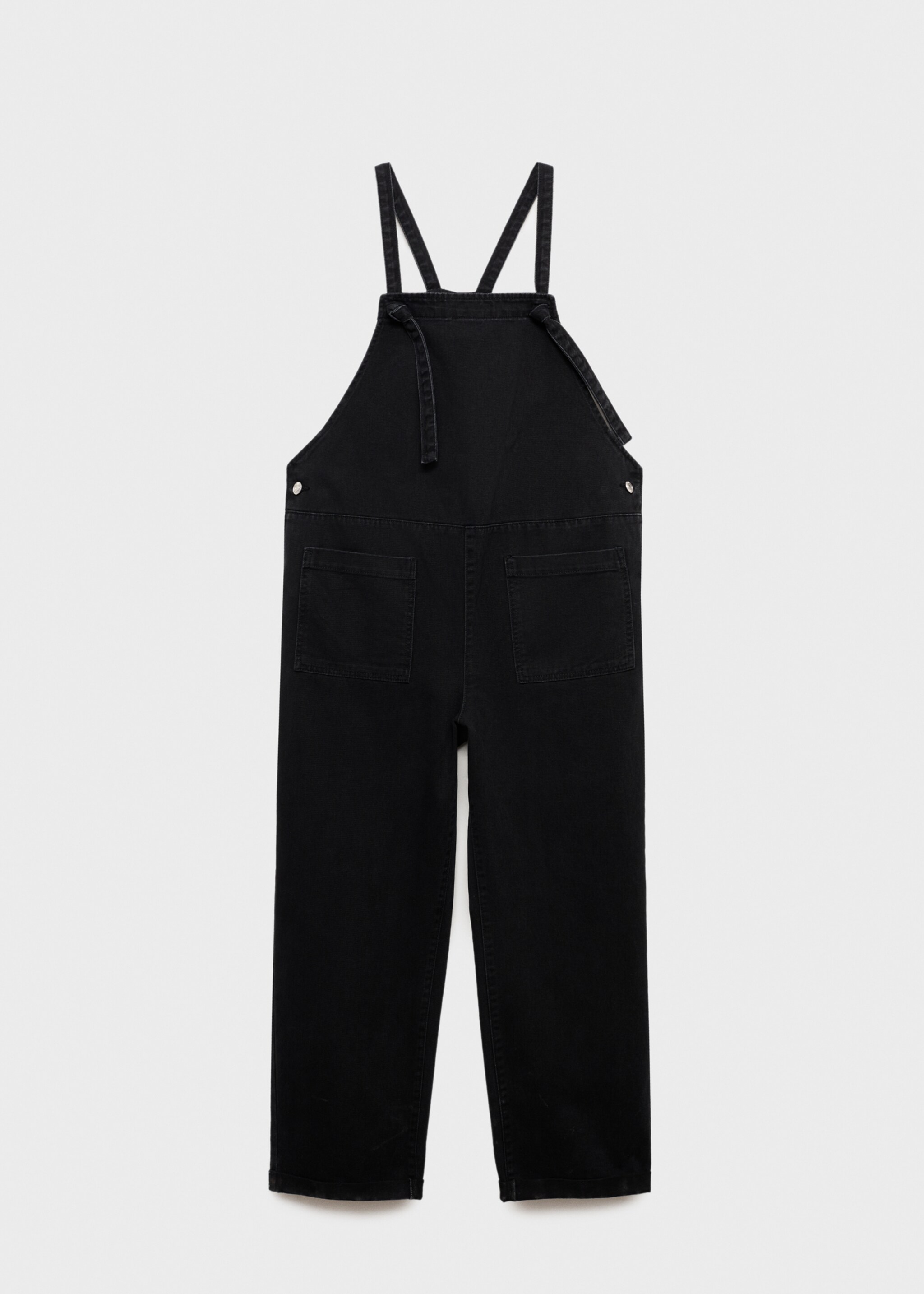 Dungarees petomum - Article without model, Black denim. Ref: 17075145-00.