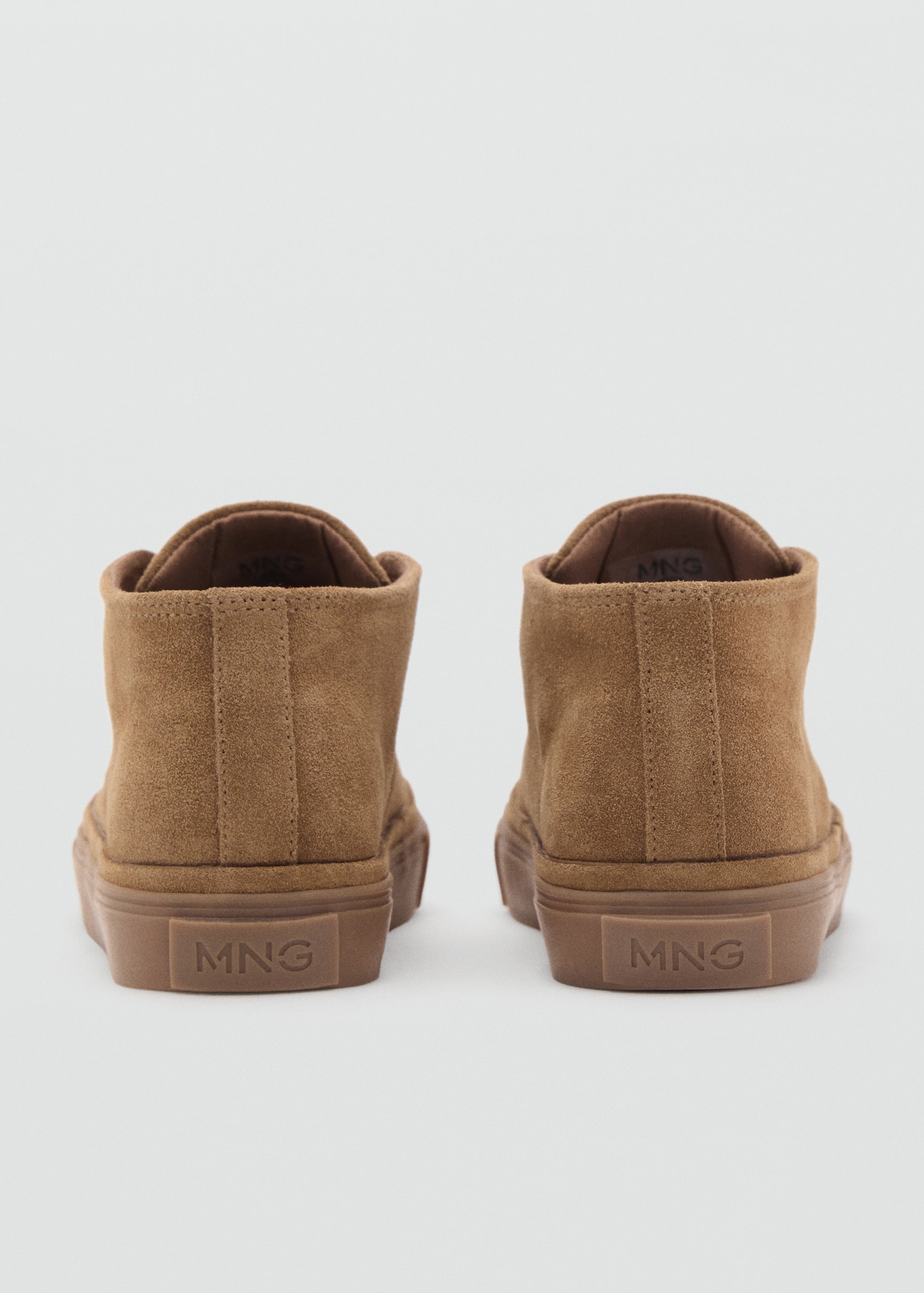 Lace-up leather shoes Kids MANGO Philippines - Main Image