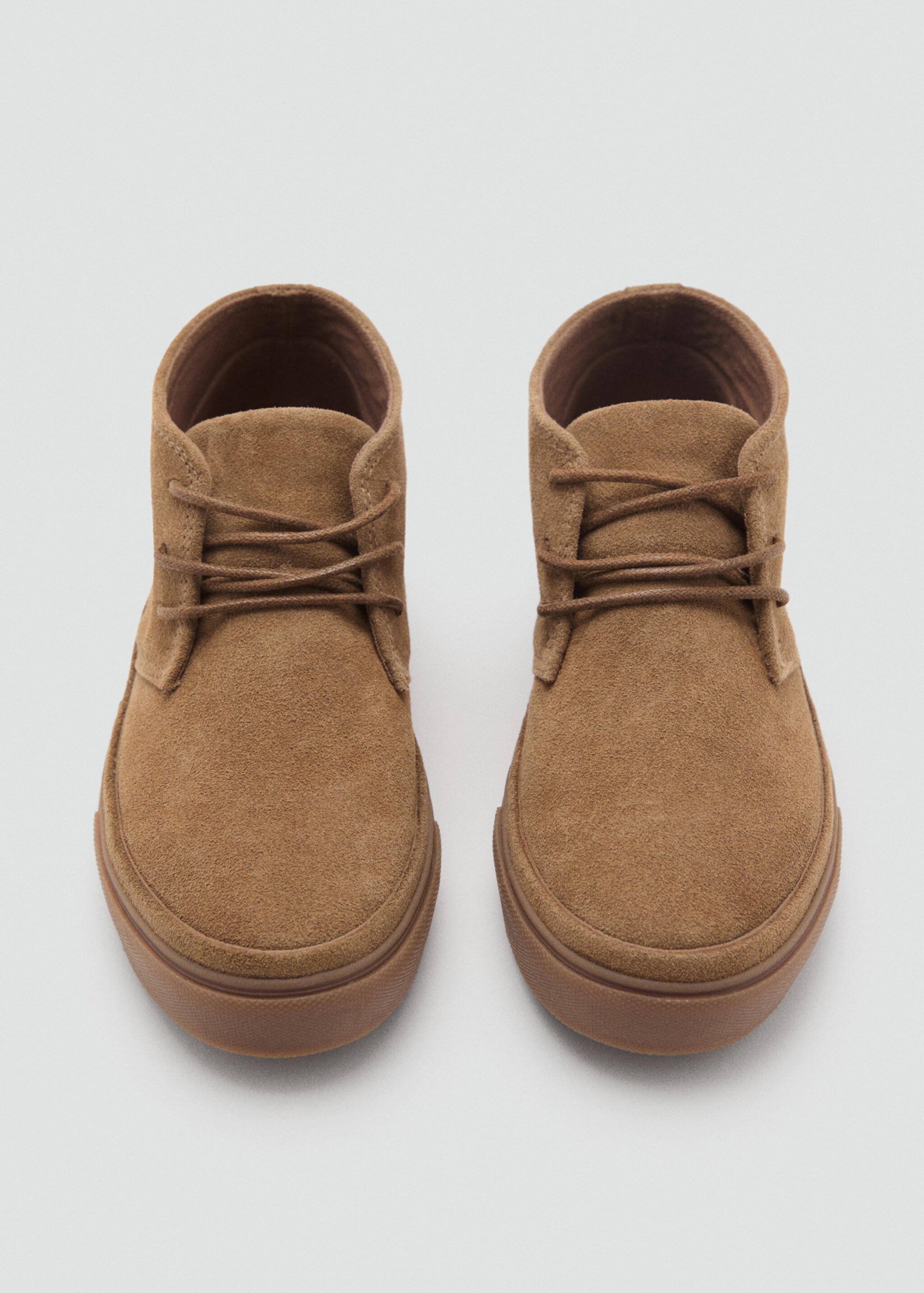 Lace-up leather shoes - Details of the article 2, Sand. Ref: 17075146-00.