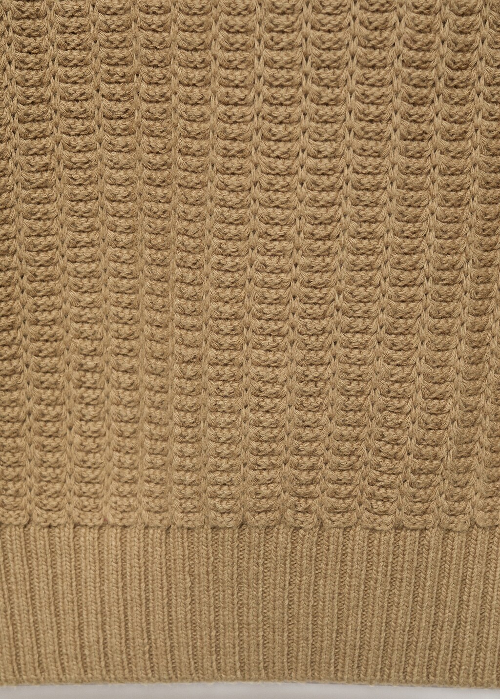 100% cotton structured sweater