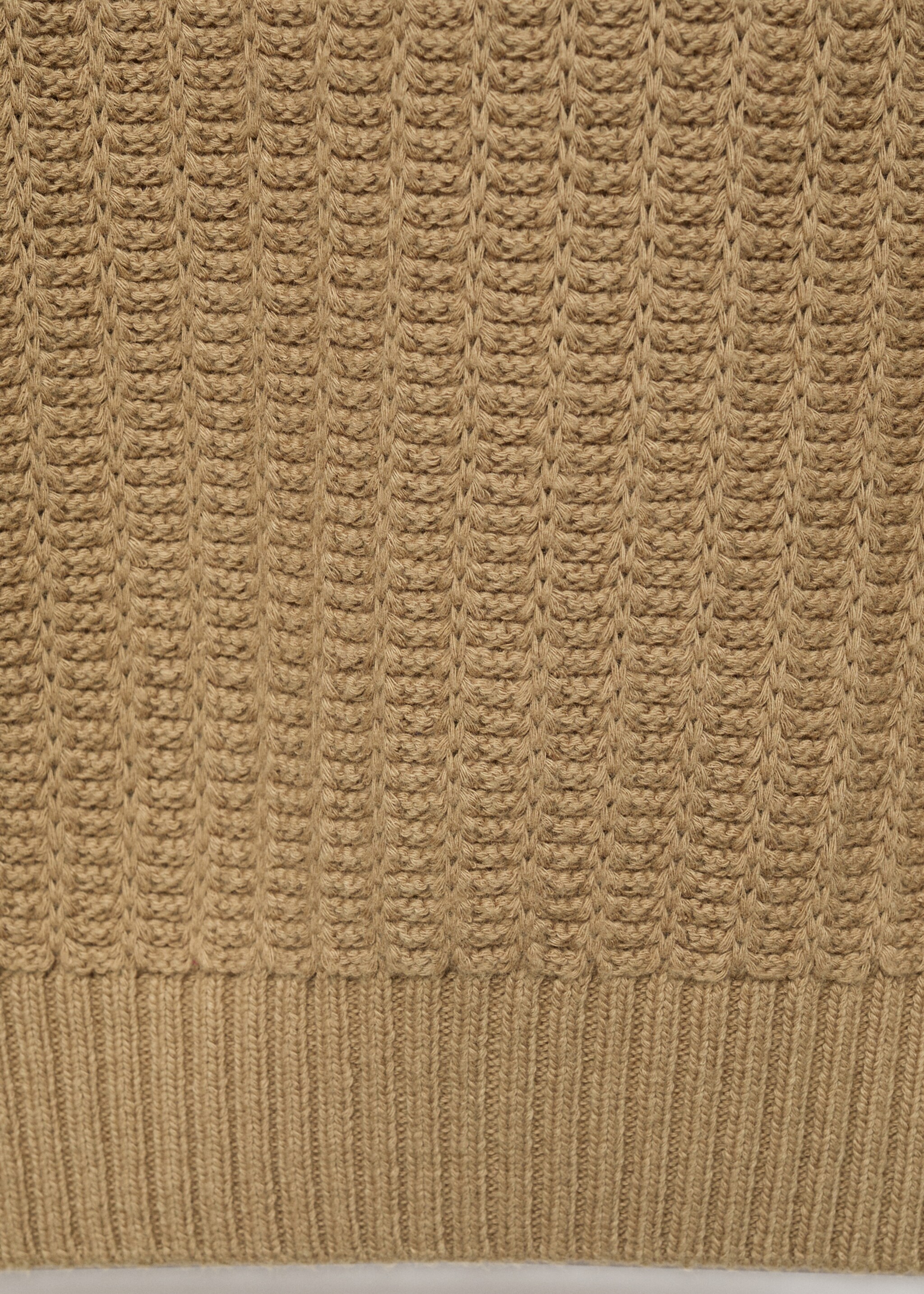 Pull-over 100 % coton maille - Détail de l'article 0, Beige. Ref: 17075147-00.